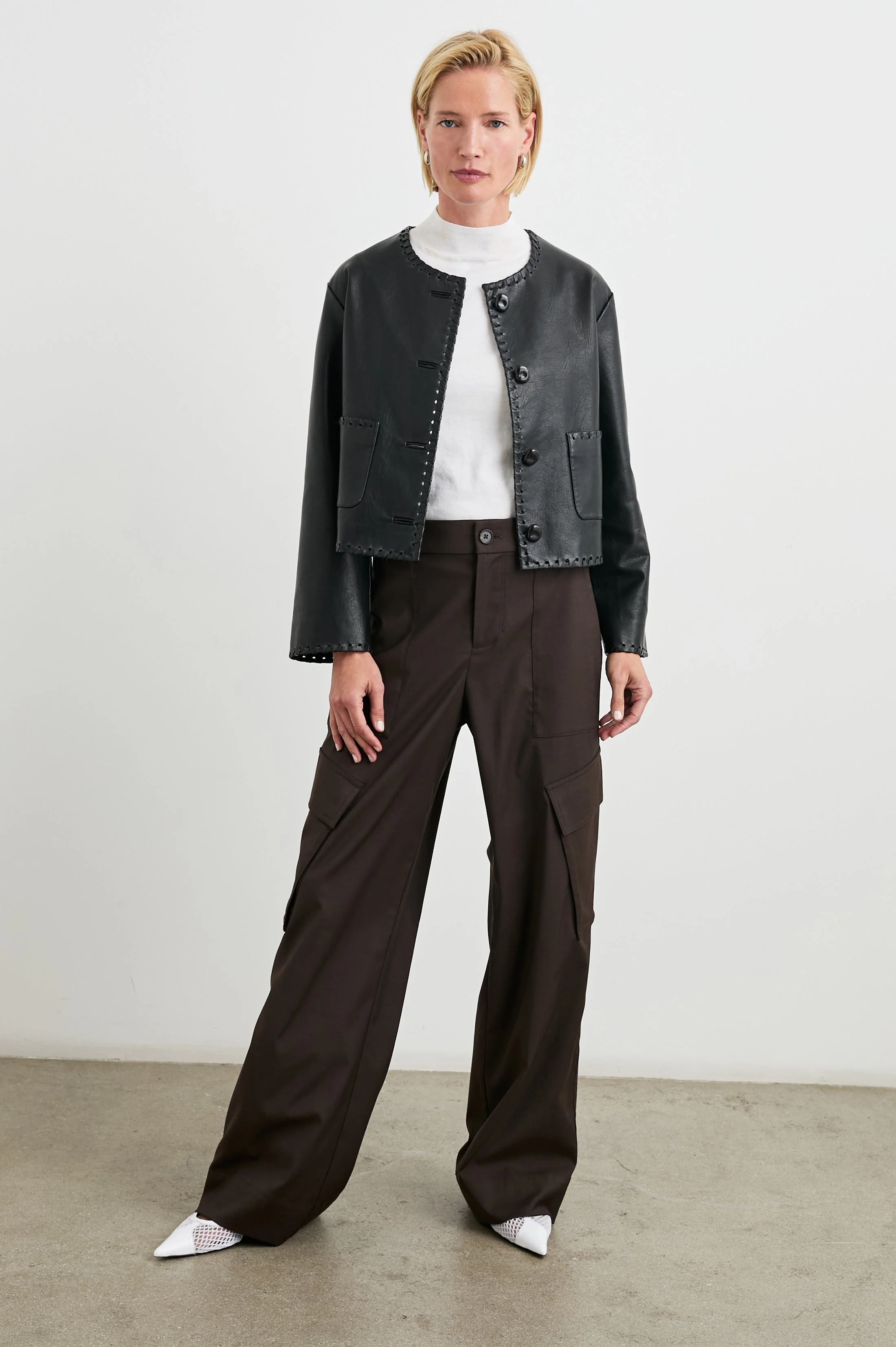 NEVINA JACKET - BLACK - Image 3