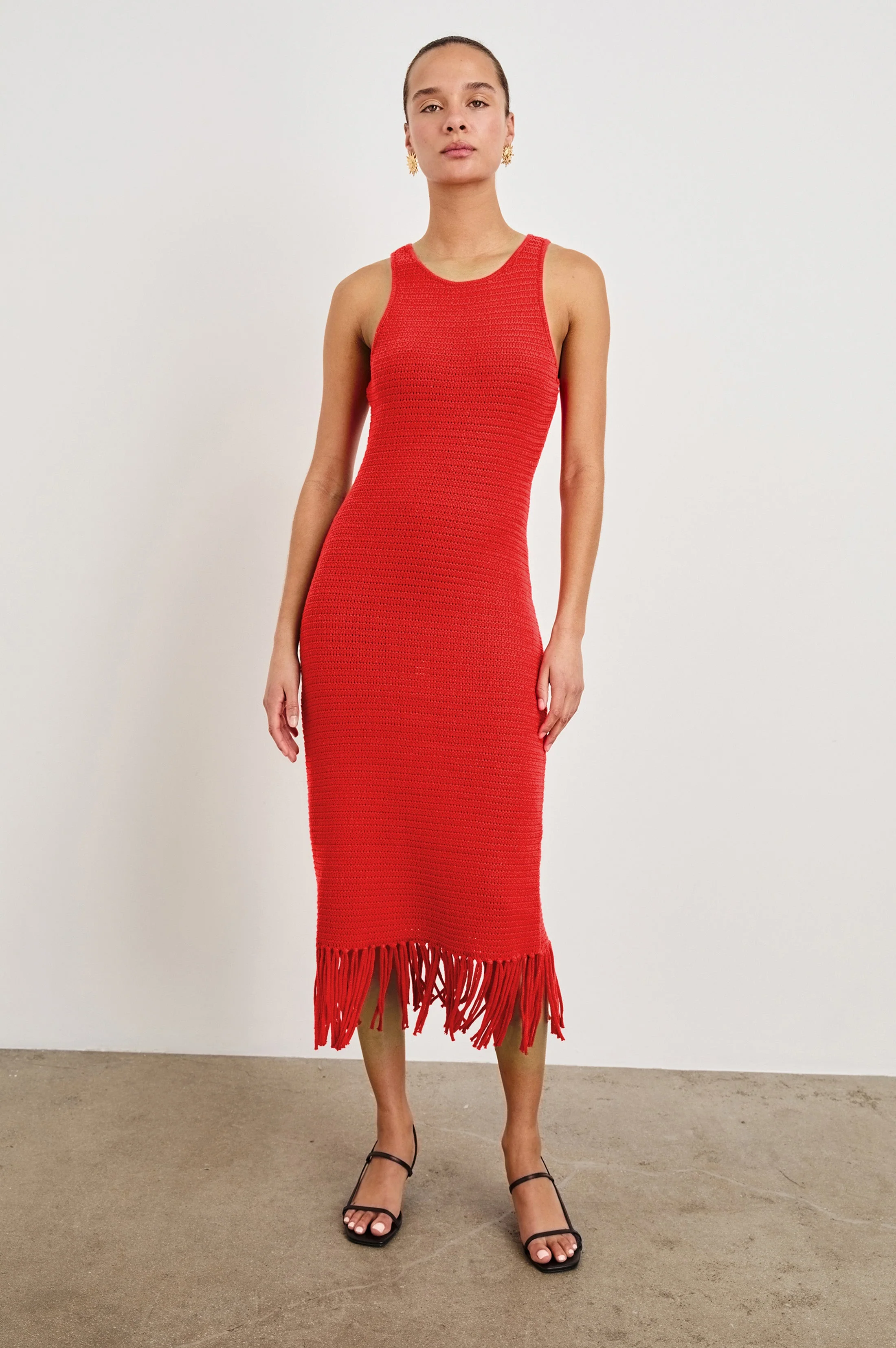 NIA DRESS - CHERRY