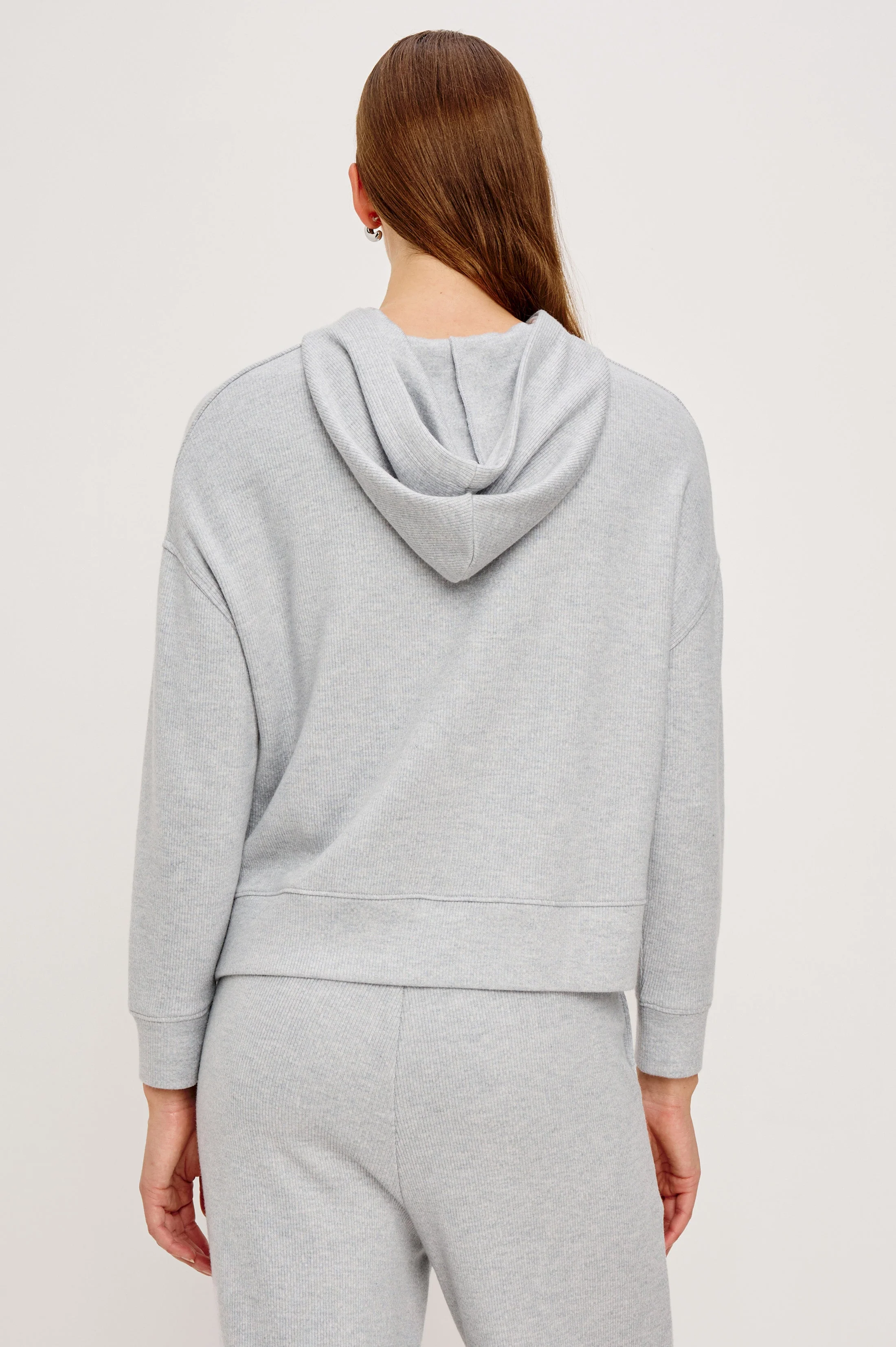 NICO SWEATSHIRT - HEATHER GREY BRUSHED - Image 5
