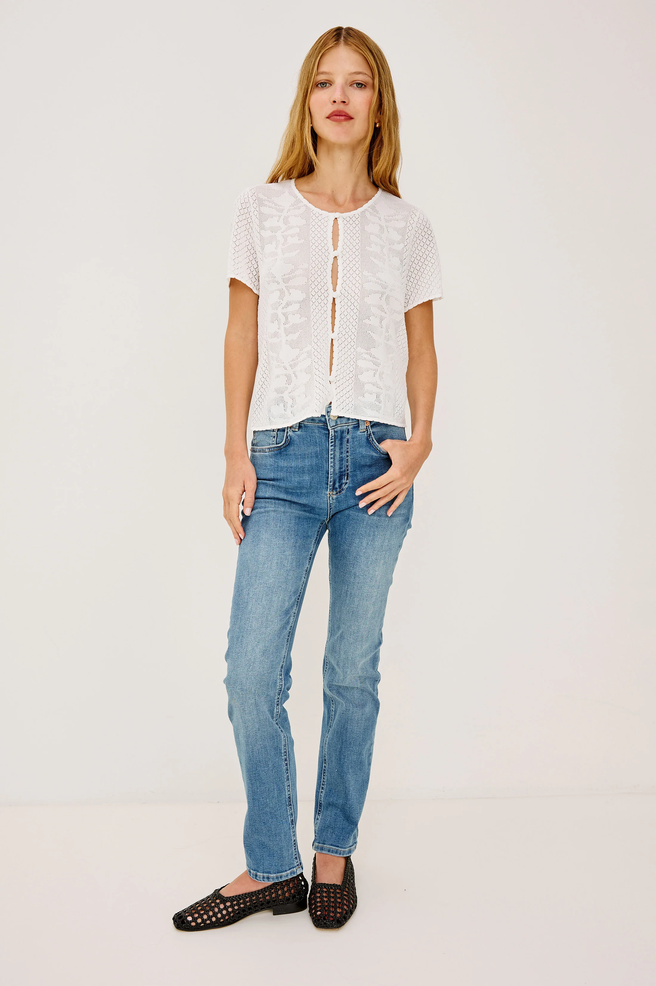 NINA TOP - IVORY - Image 3
