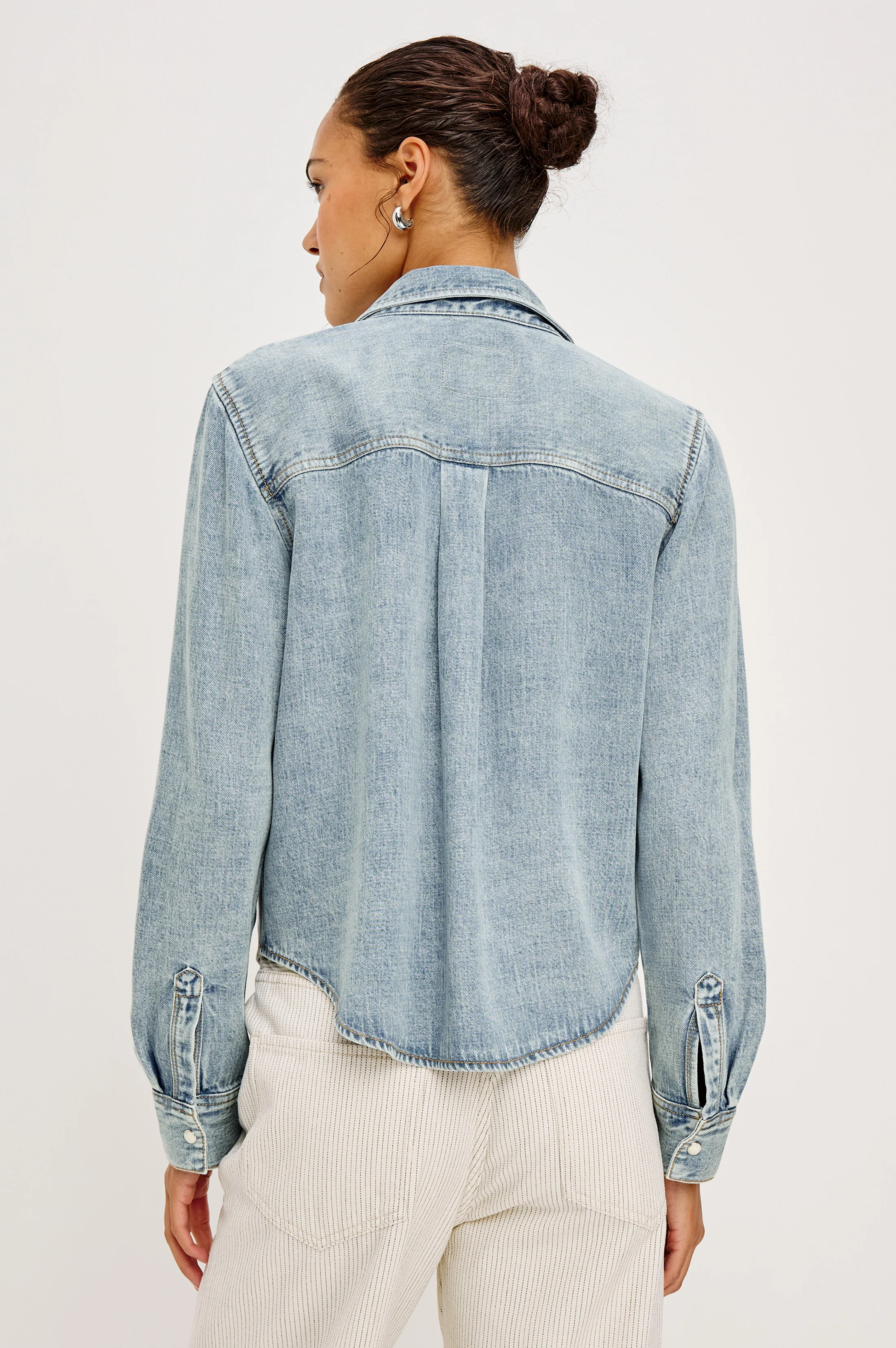 NOA SHIRT - FADED INDIGO - Image 4