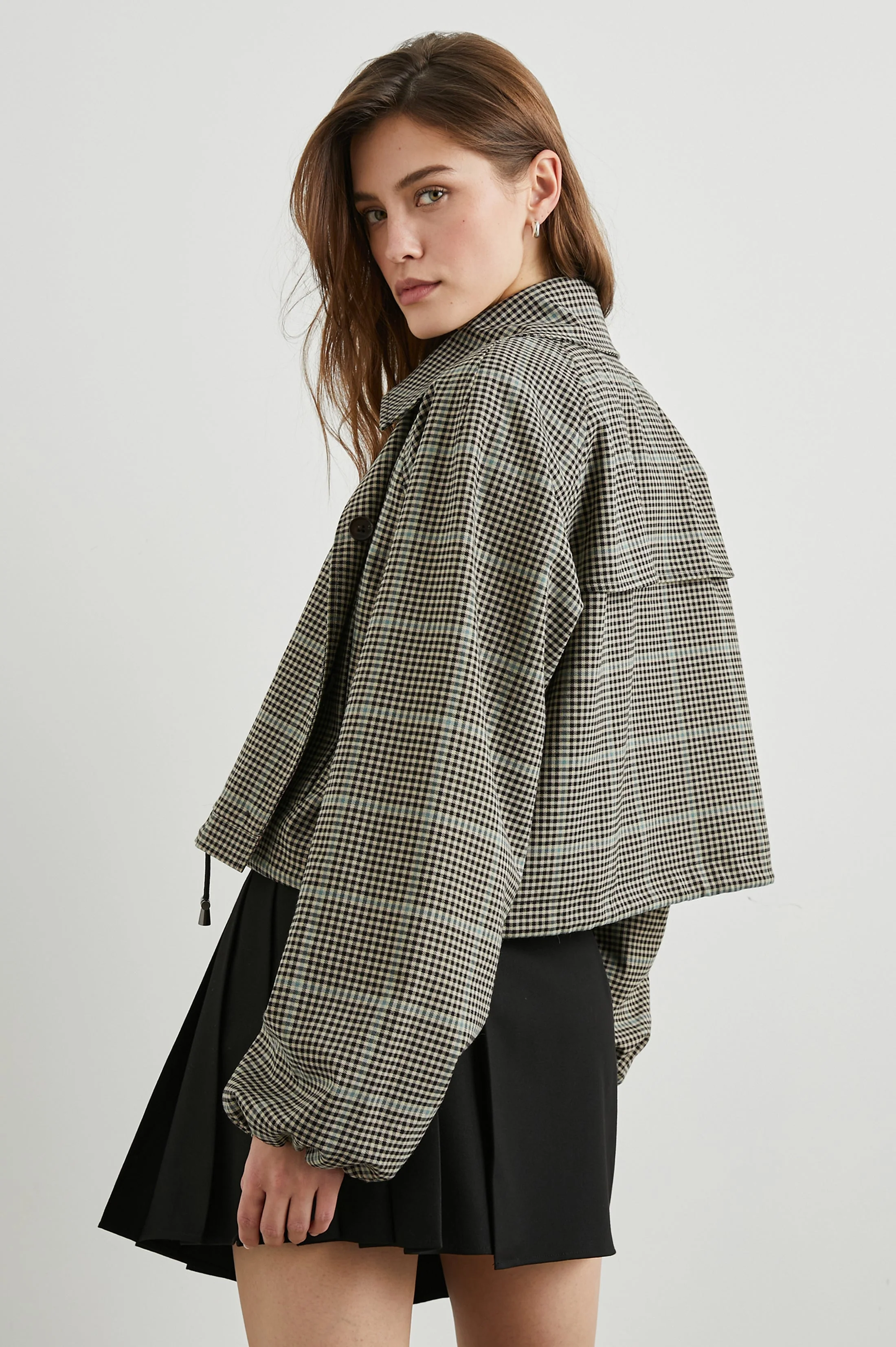 NORTH JACKET - TEAL MULTI CHECK - Image 4