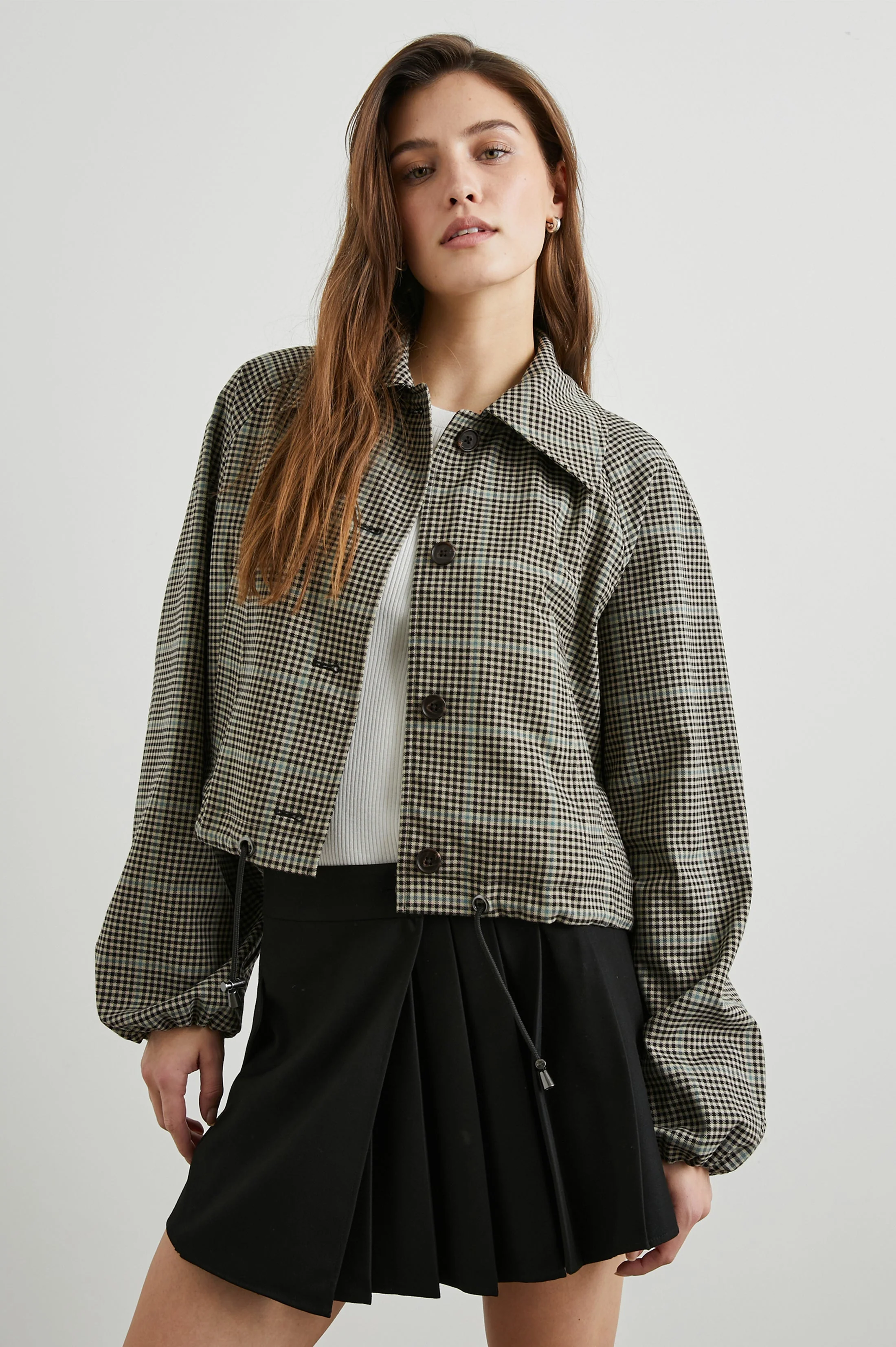NORTH JACKET - TEAL MULTI CHECK - Image 5