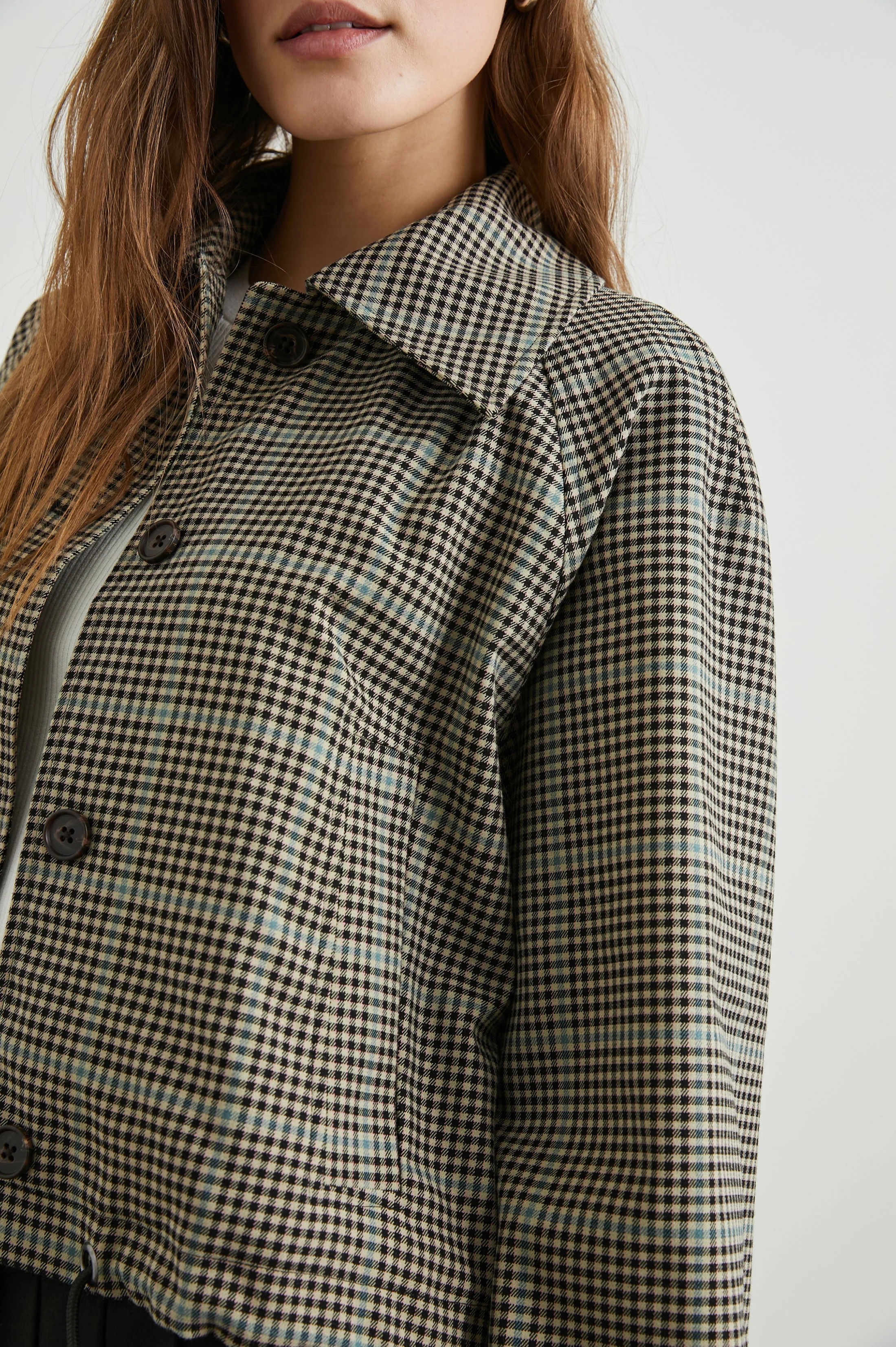 NORTH JACKET - TEAL MULTI CHECK - Image 6