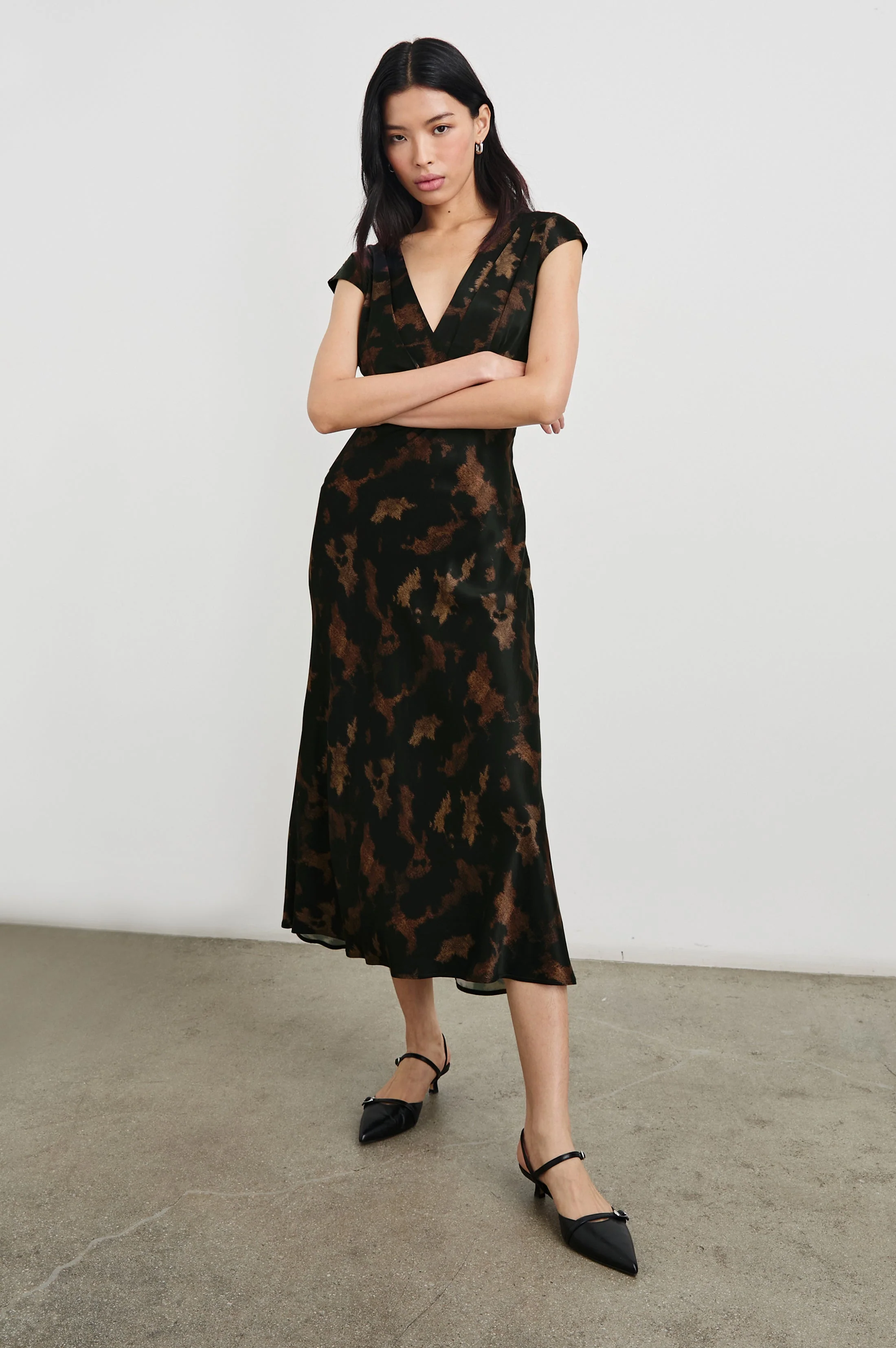 ODELLA DRESS - DIFFUSED SANDSTONE - Image 3