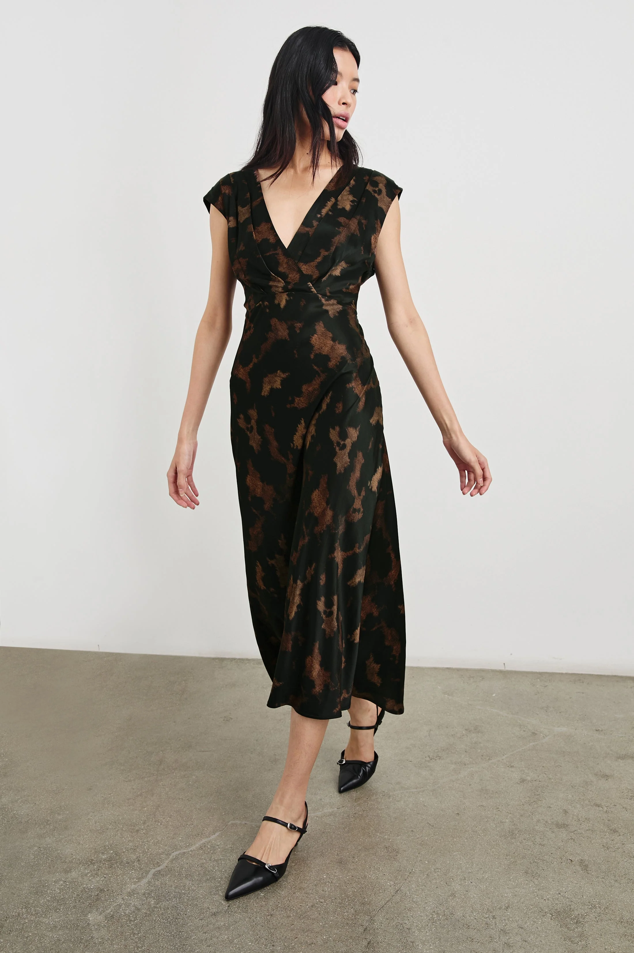 ODELLA DRESS - DIFFUSED SANDSTONE - Image 4