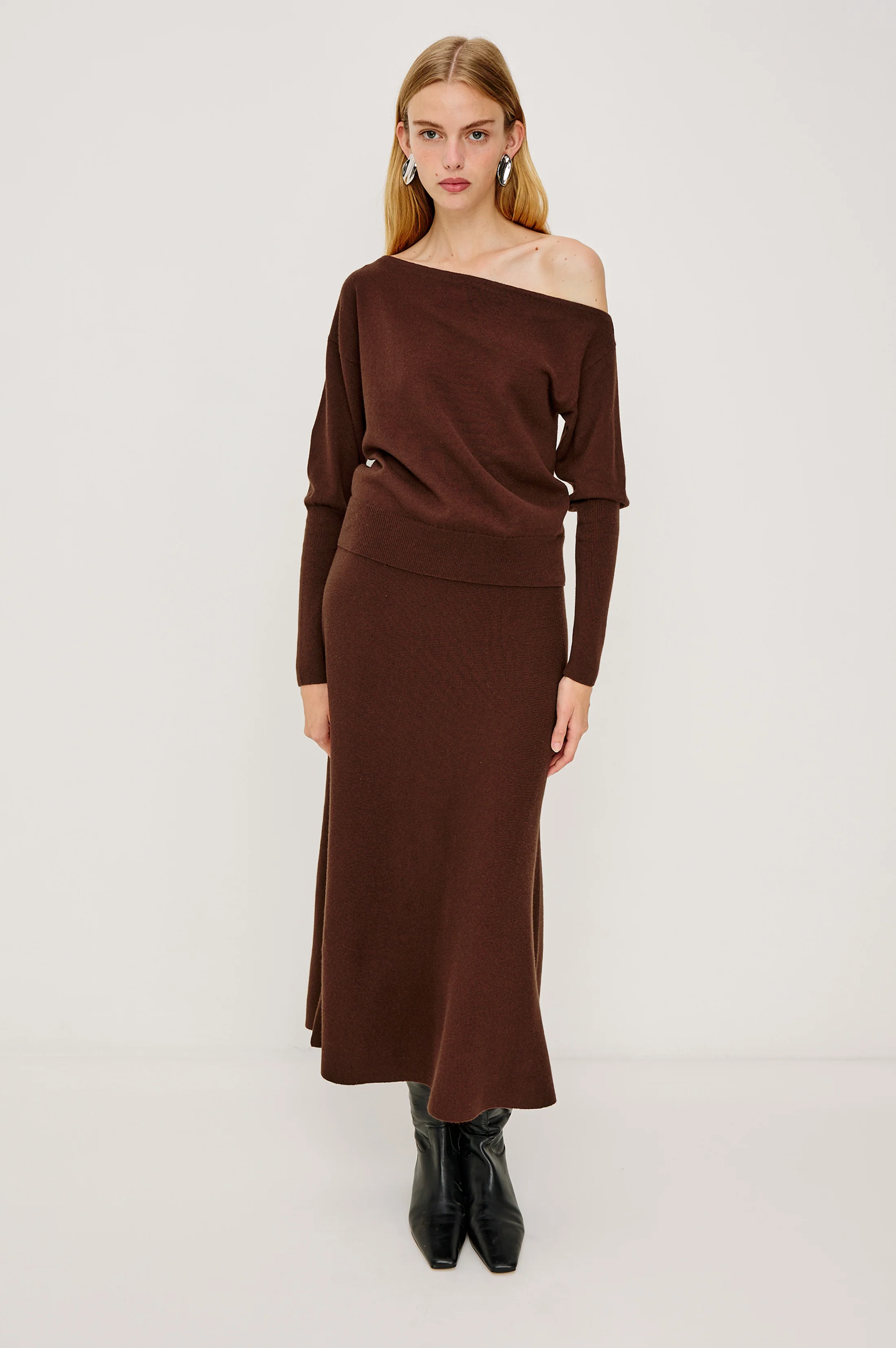 ODITA SKIRT - BORDEAUX - Image 3