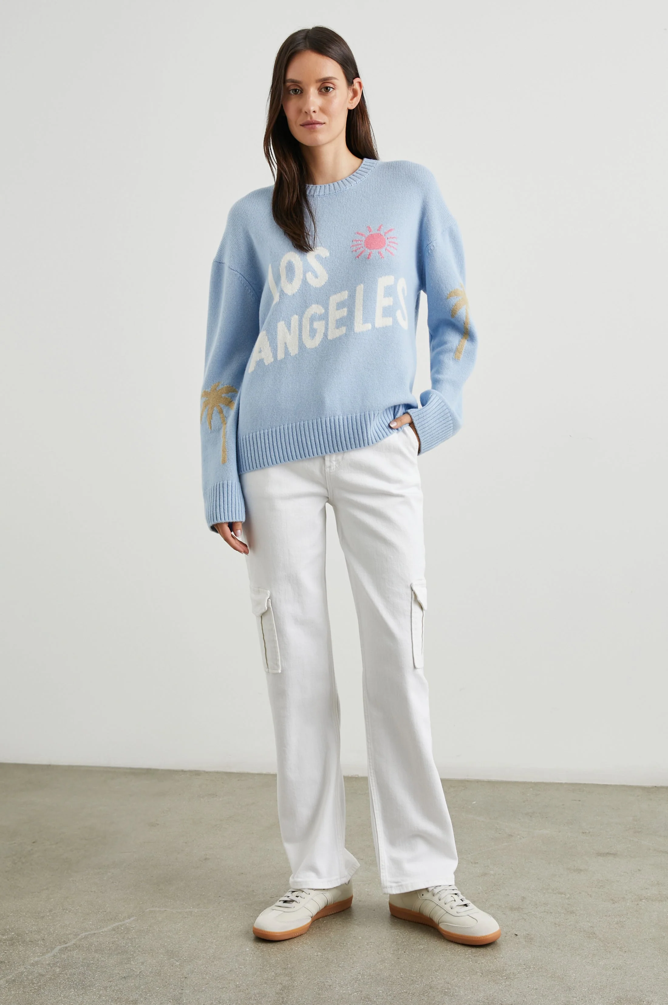 OLIVIA SWEATER - LOS ANGELES BLUE - Image 3