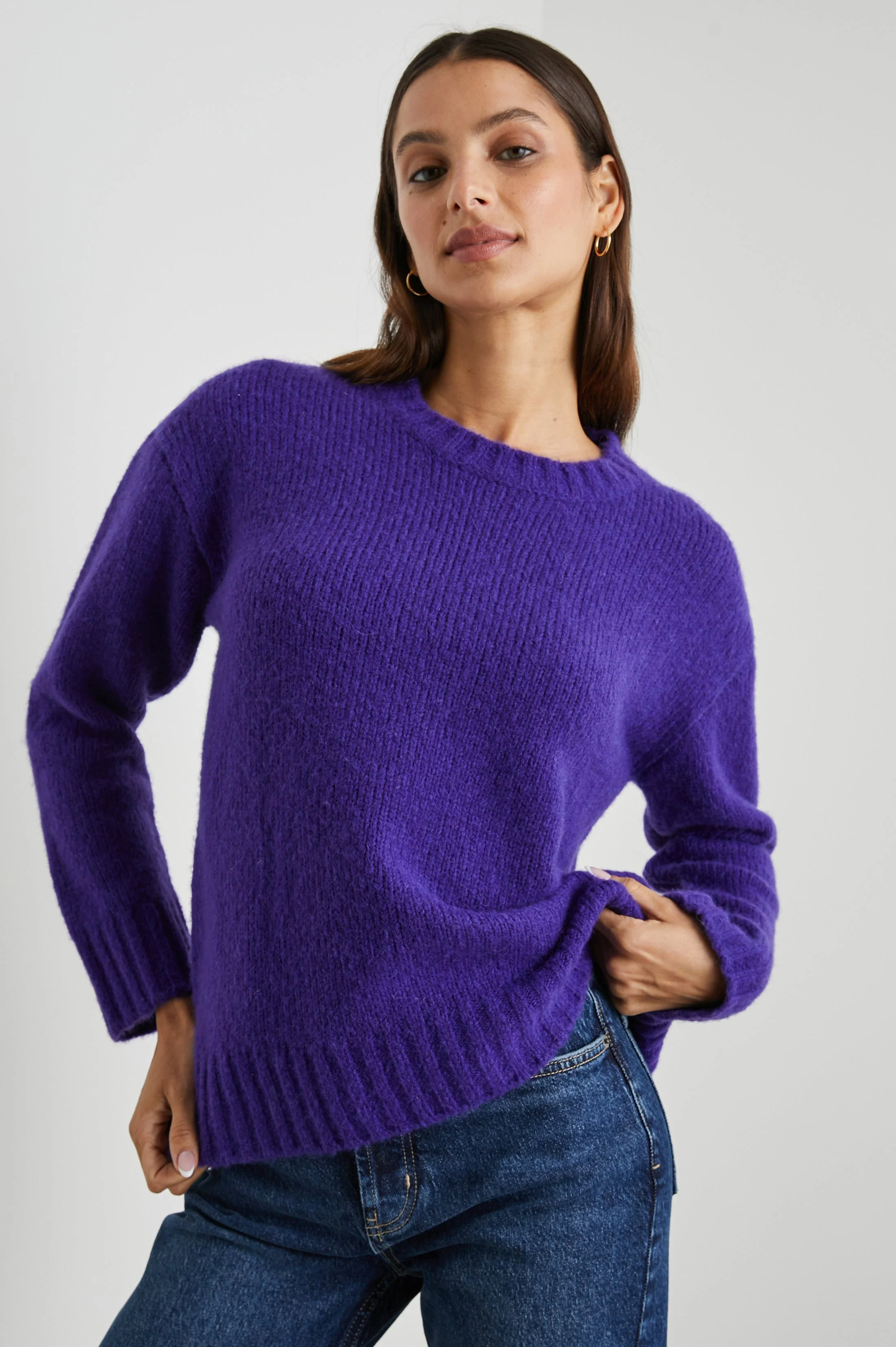 OLIVIA SWEATER - ULTRA VIOLET - Image 4