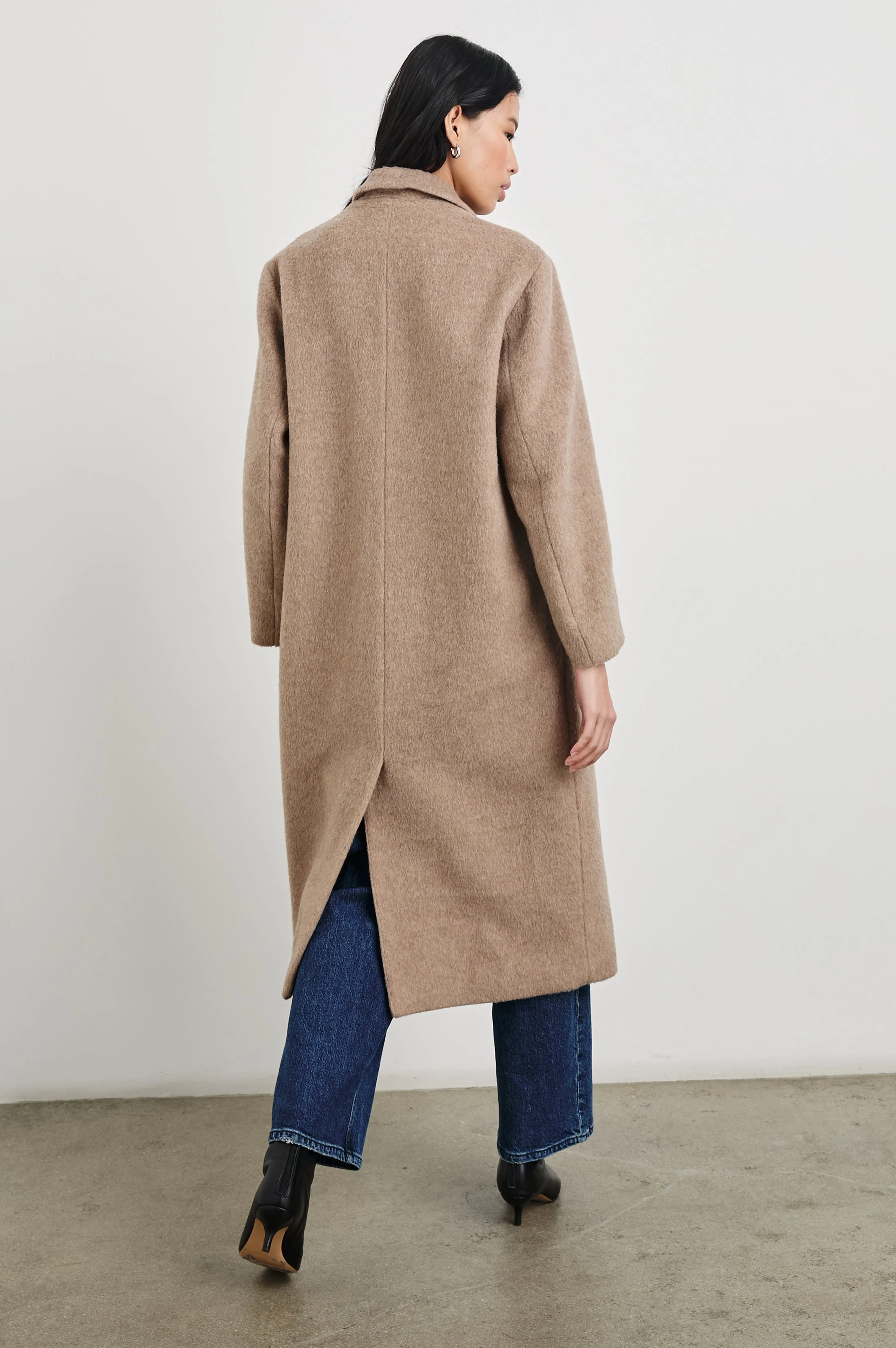 OPERA COAT - HEATHER LATTE - Image 5