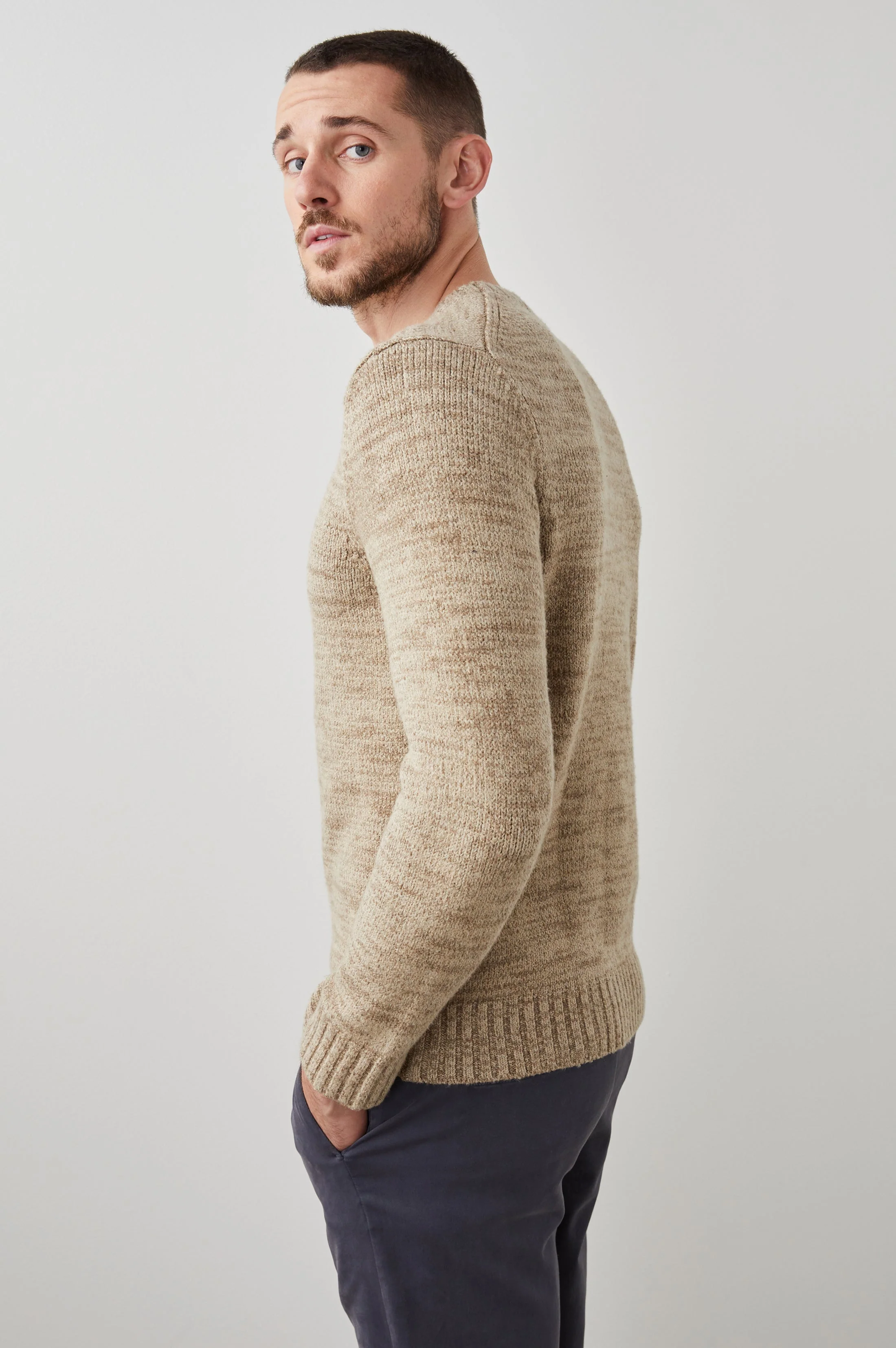 ORRIN SWEATER - TOASTED BARLEY - Image 6
