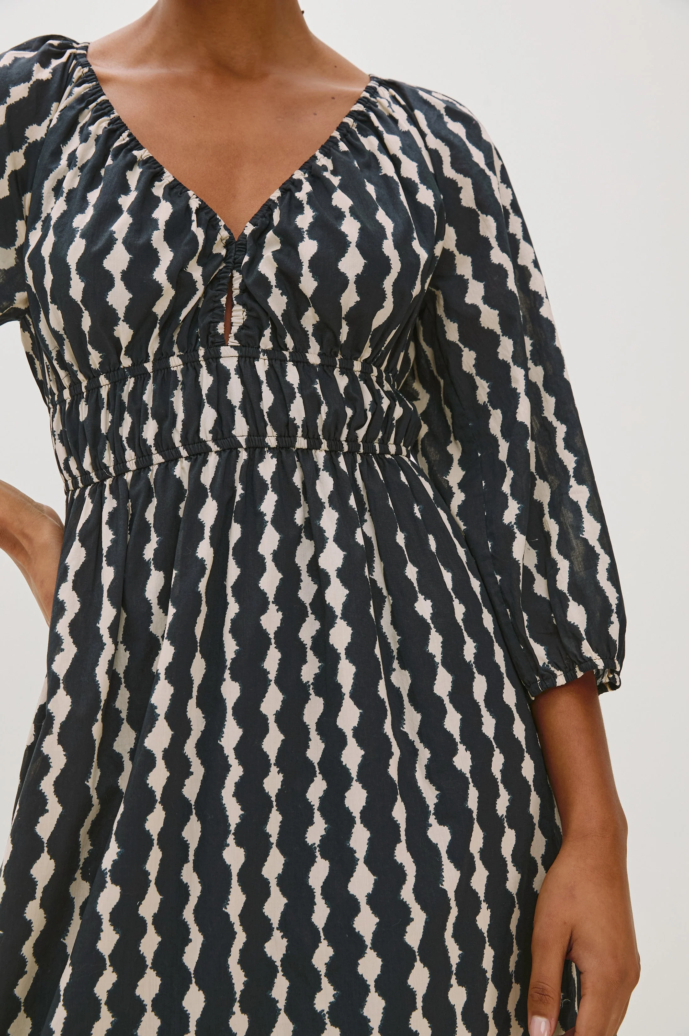 PAIO DRESS - PAINTED NOIR - Image 2