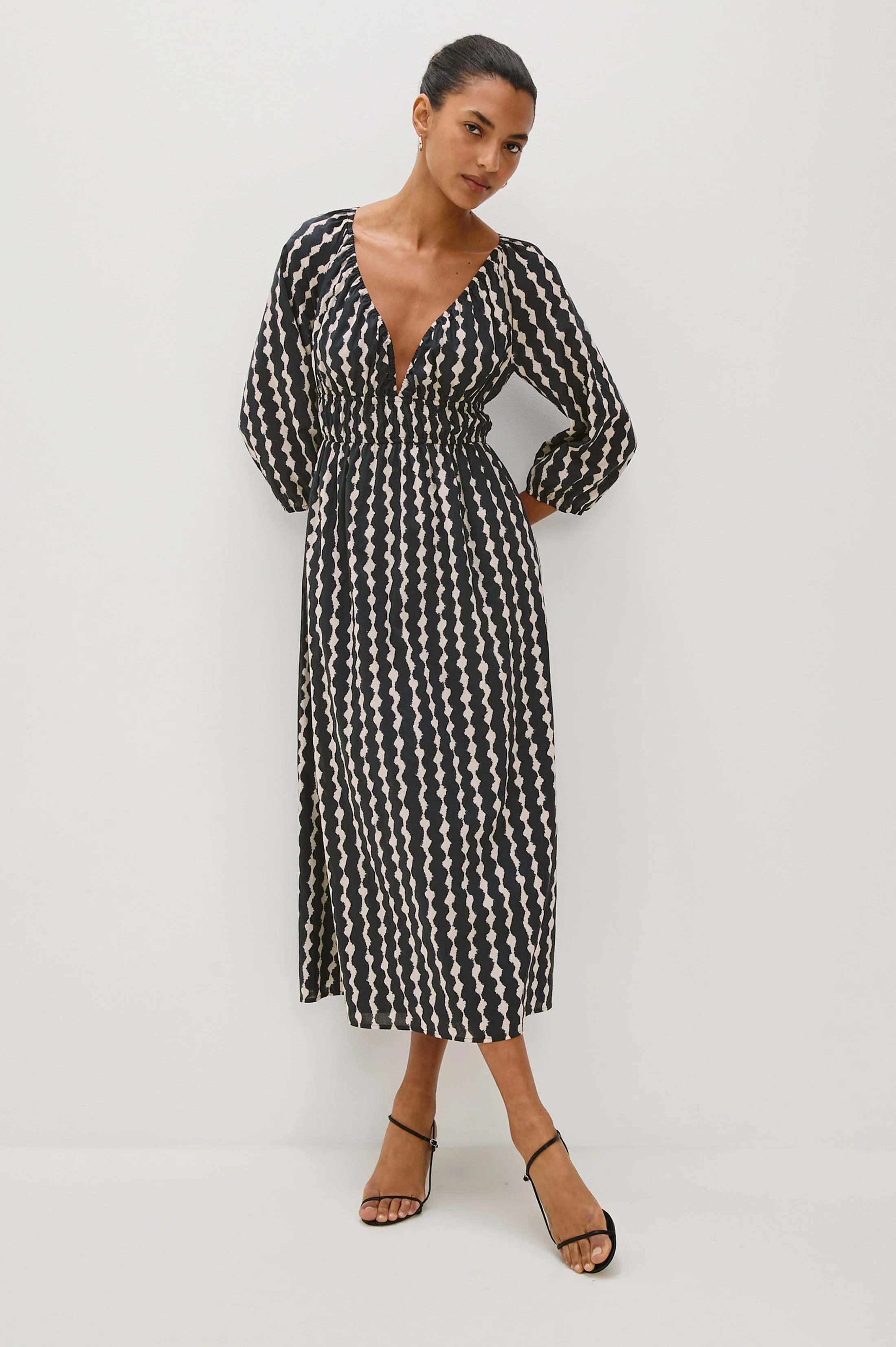 PAIO DRESS - PAINTED NOIR - Image 4