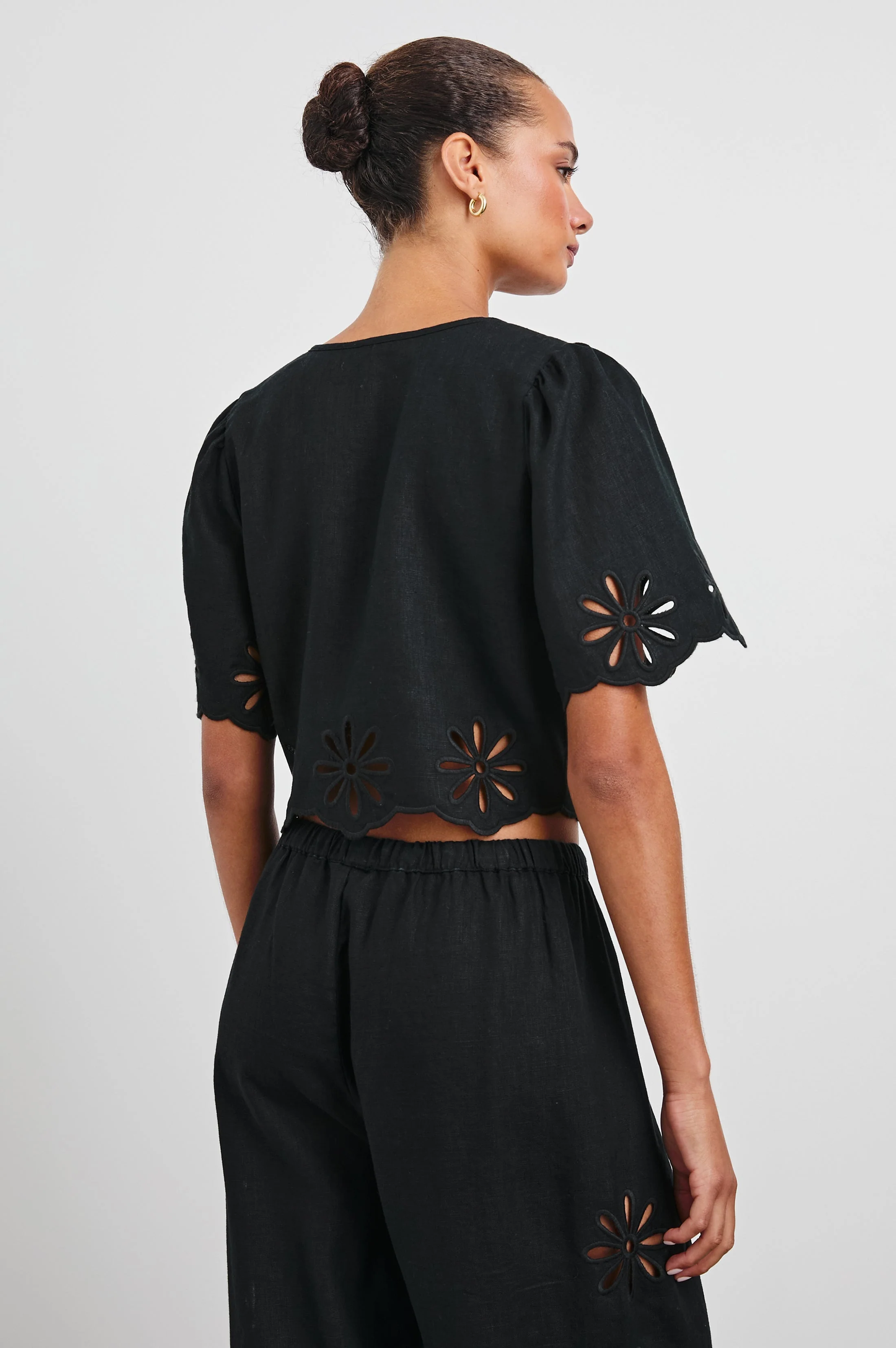 PARI TOP - BLACK EYELET - Image 4