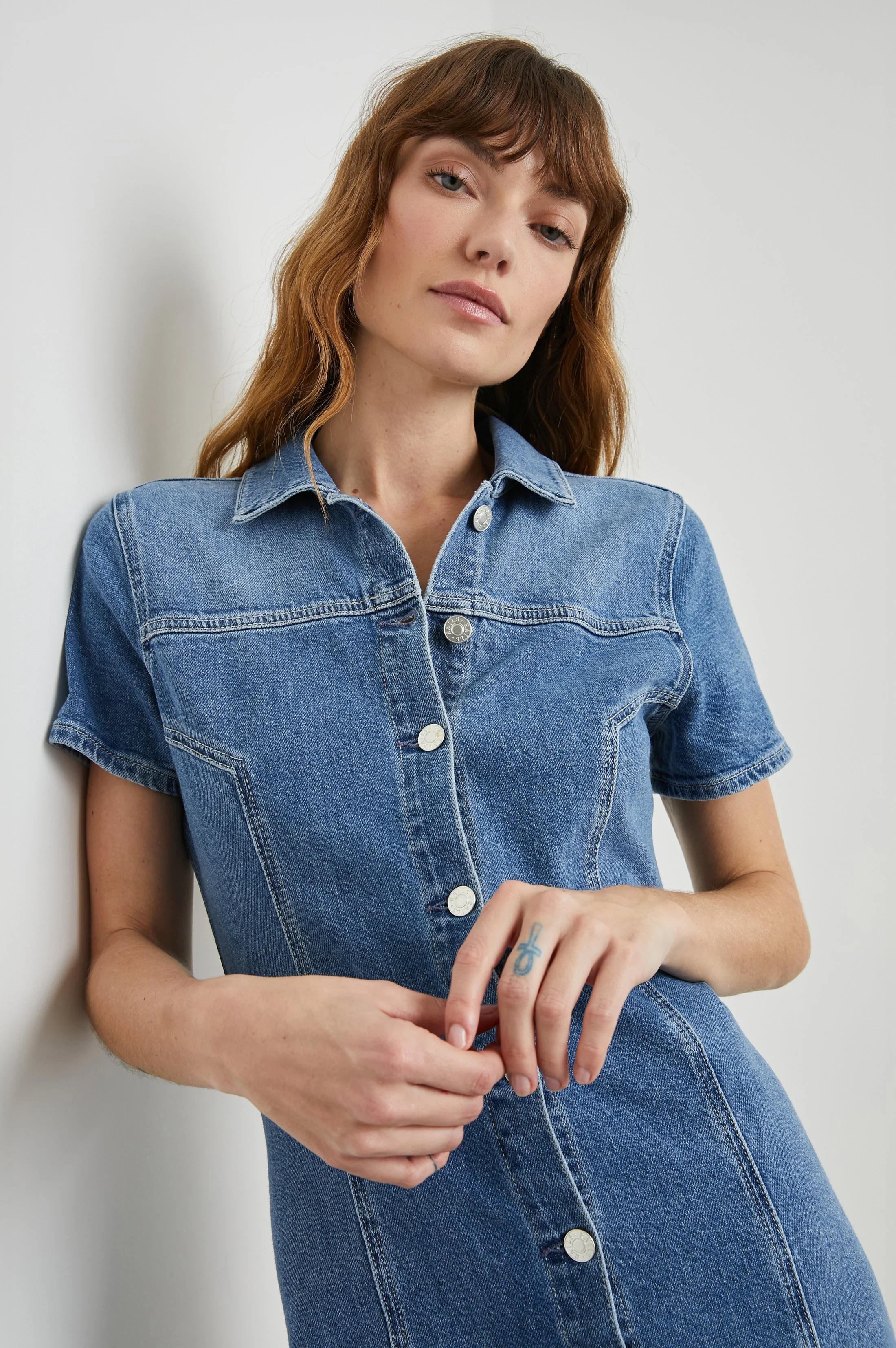 PASADENA DRESS - CADET BLUE - Image 3