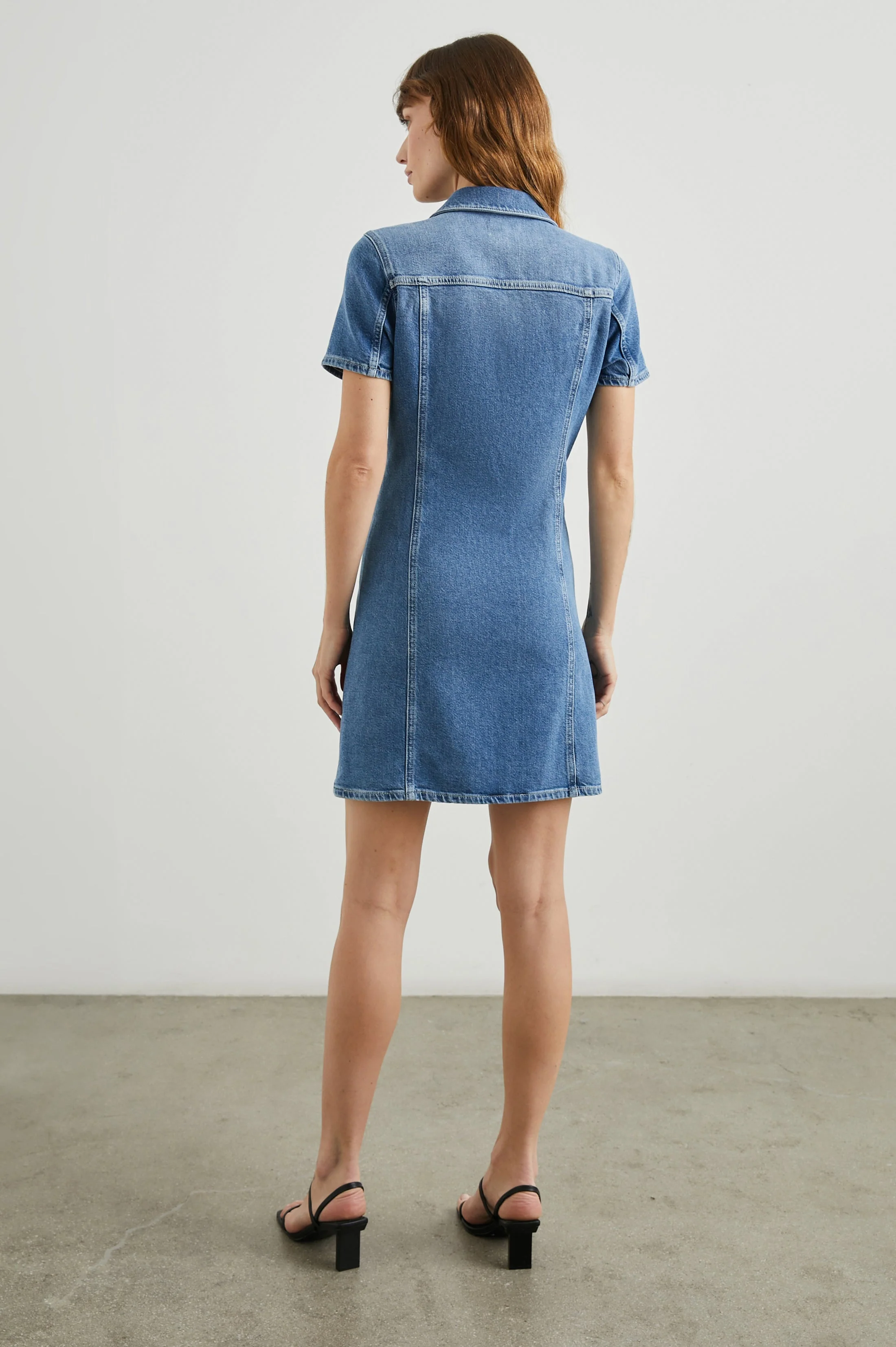 PASADENA DRESS - CADET BLUE - Image 5