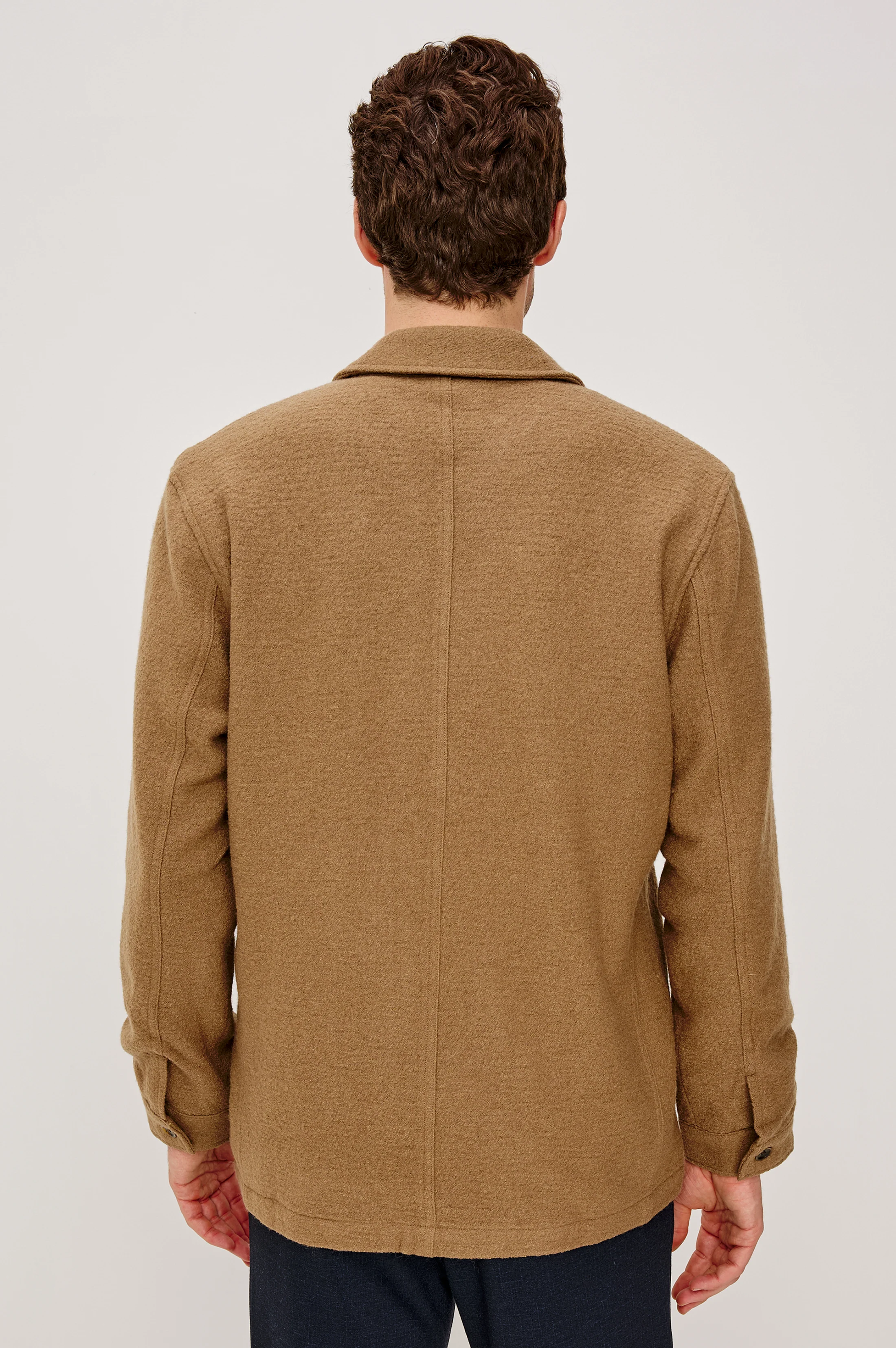 PASCAL JACKET - LIGHT BROWN BOUCLE - Image 5