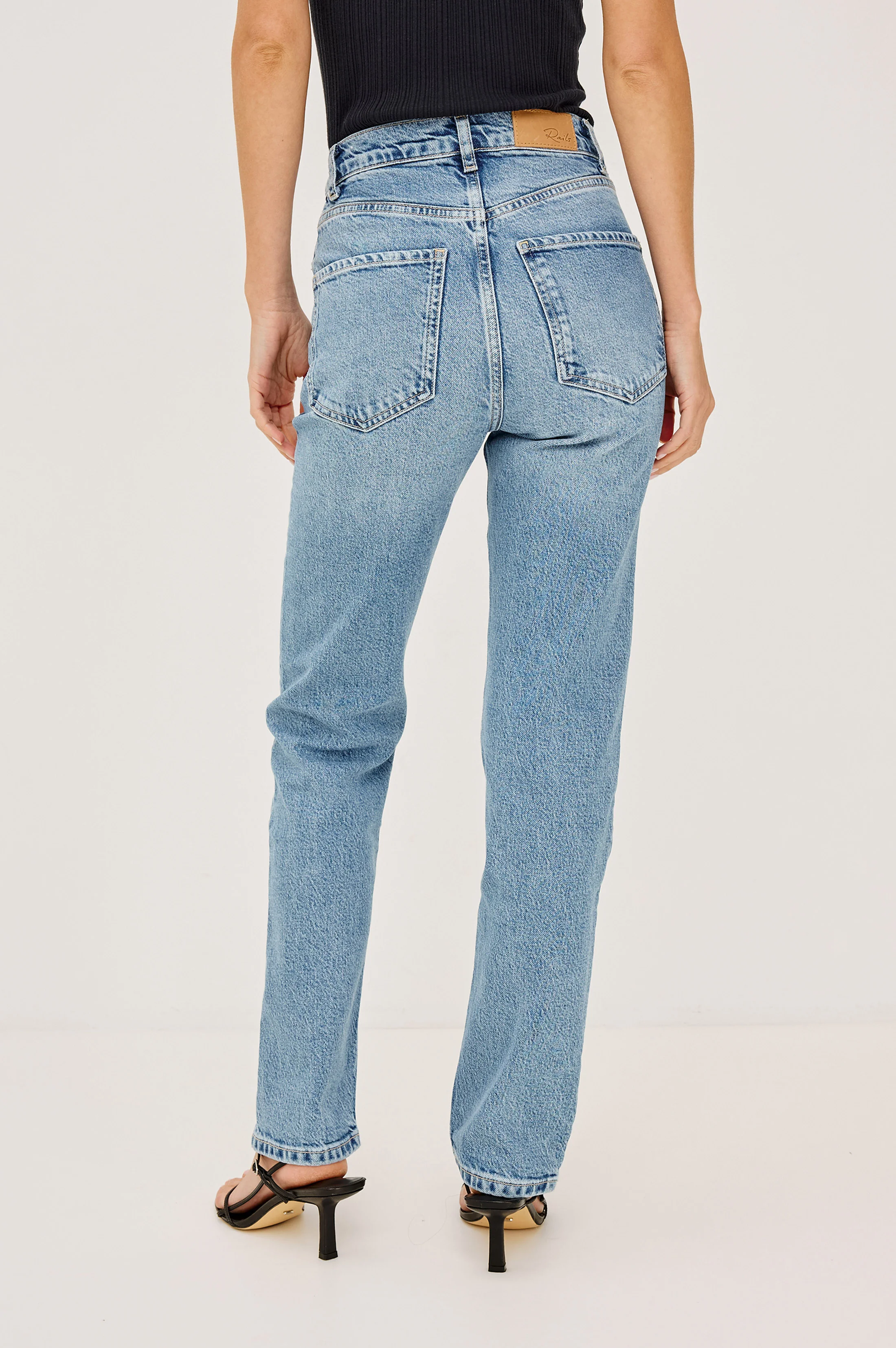 PETITE TOPANGA STRAIGHT - OLD INDIGO - Image 4