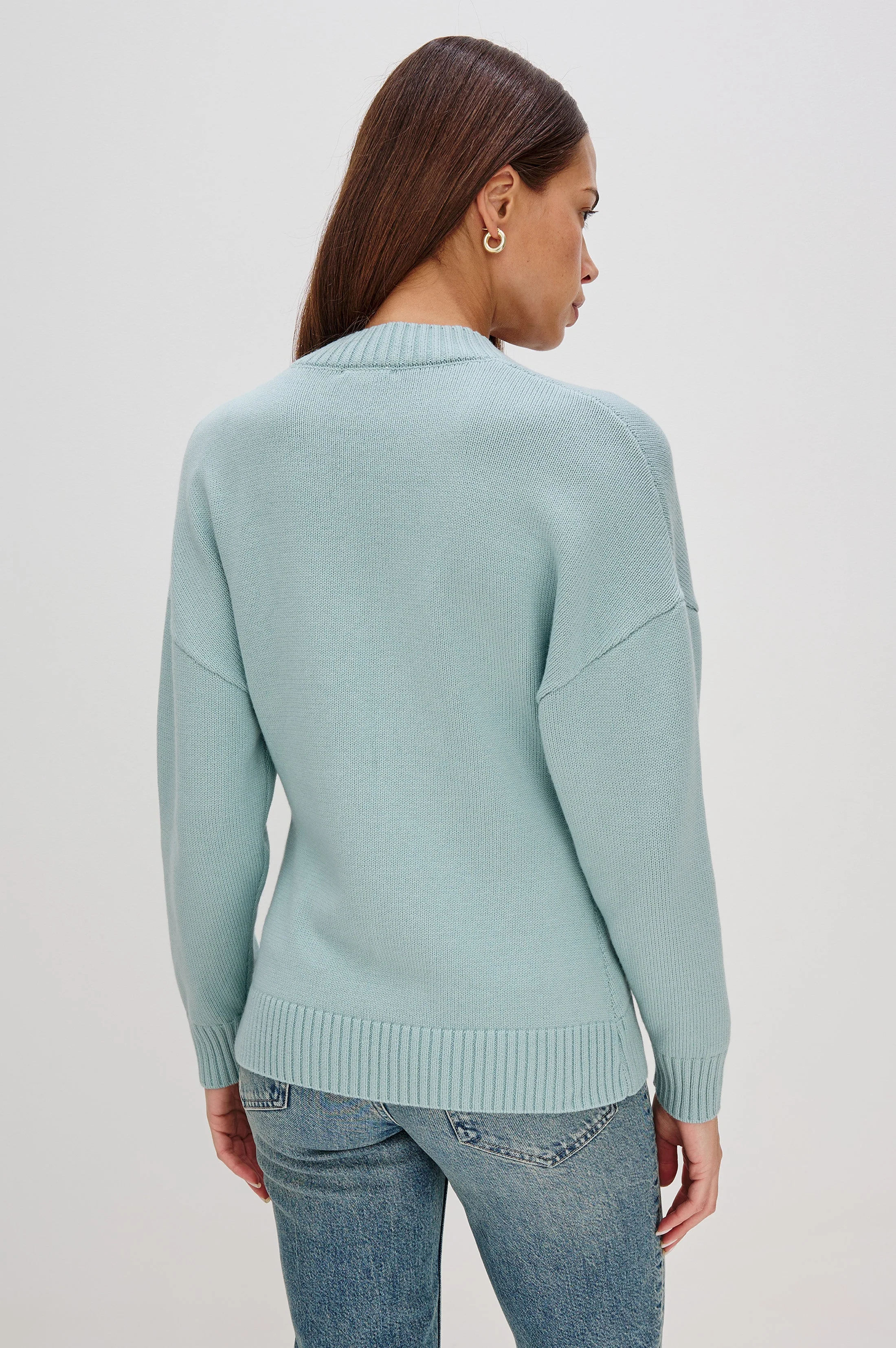 PHILIPPA CARDIGAN - STONE BLUE - Image 4