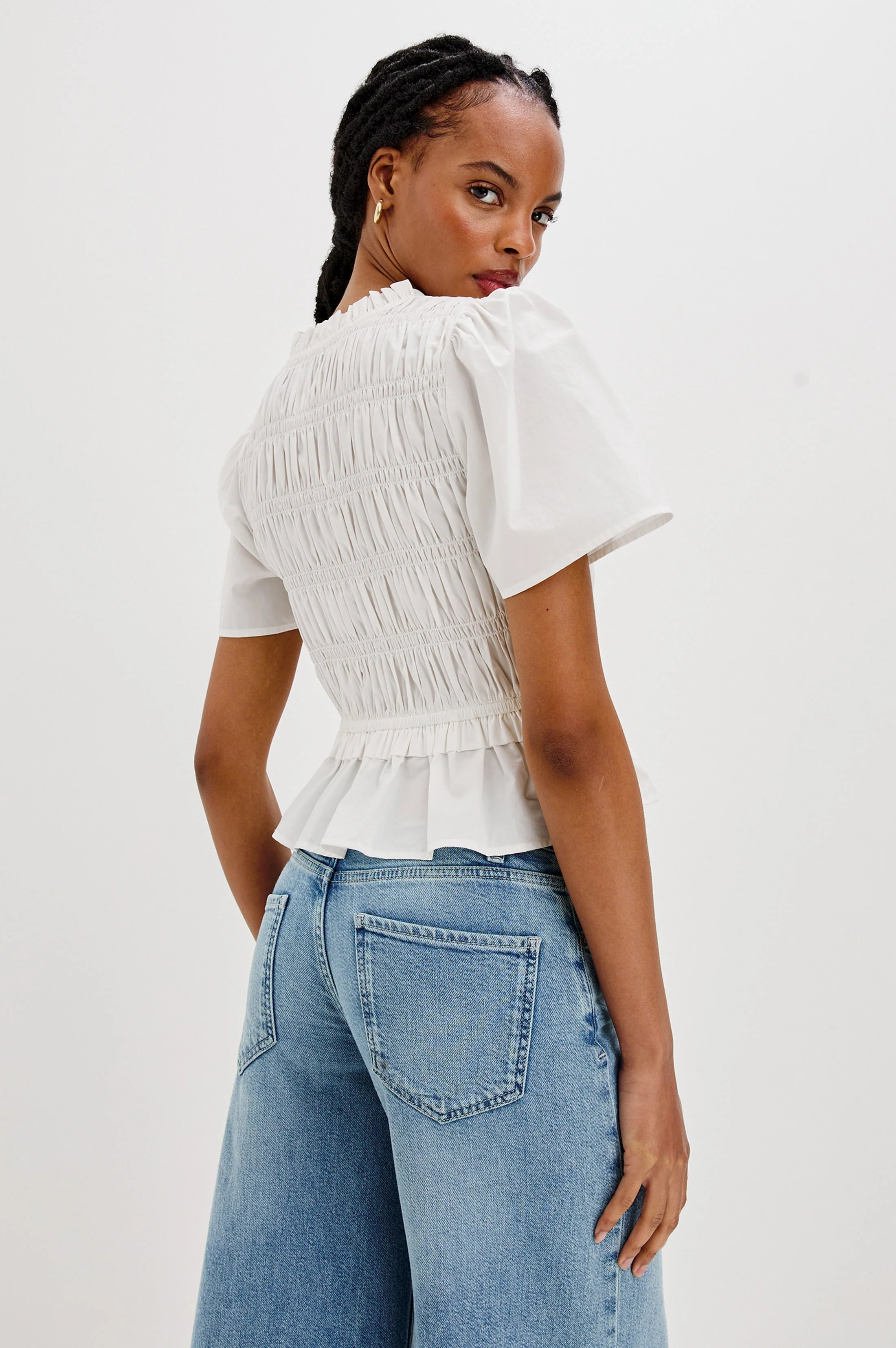 PORTIA TOP - WHITE - Image 5