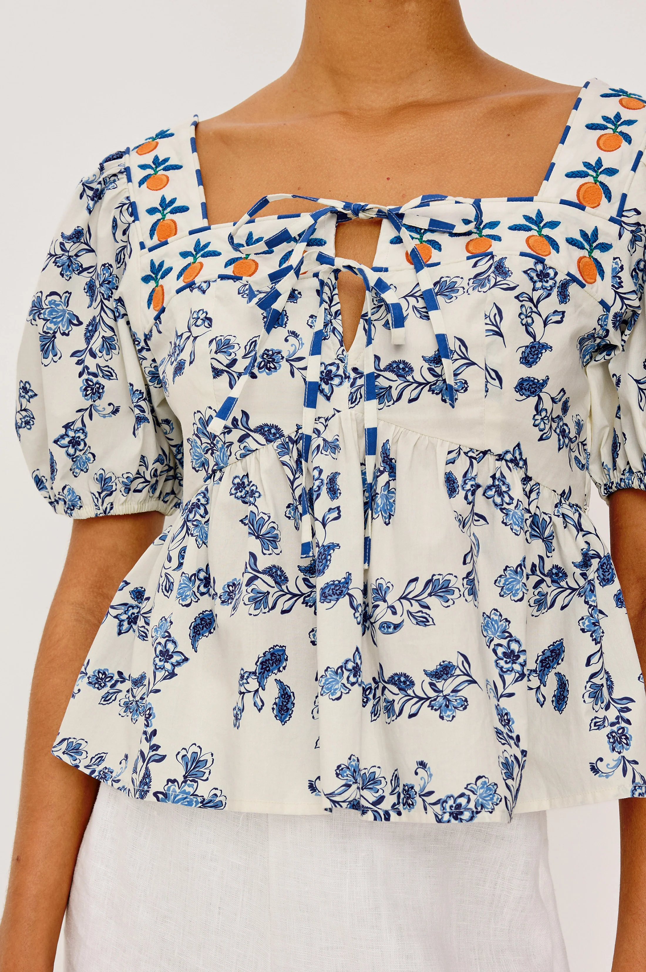 PRESLEY TOP - CERAMIC FLORAL - Image 2