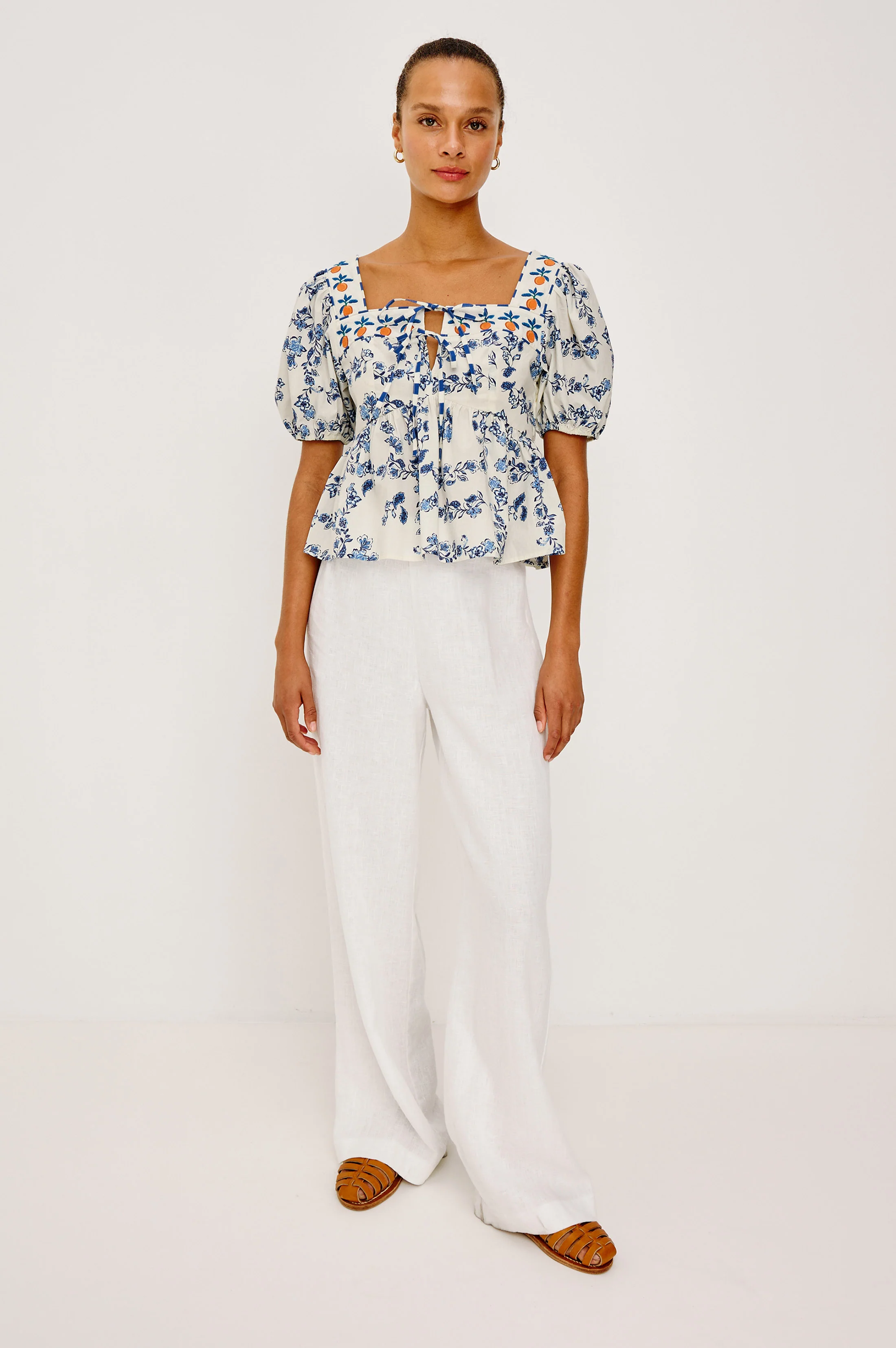 PRESLEY TOP - CERAMIC FLORAL - Image 3