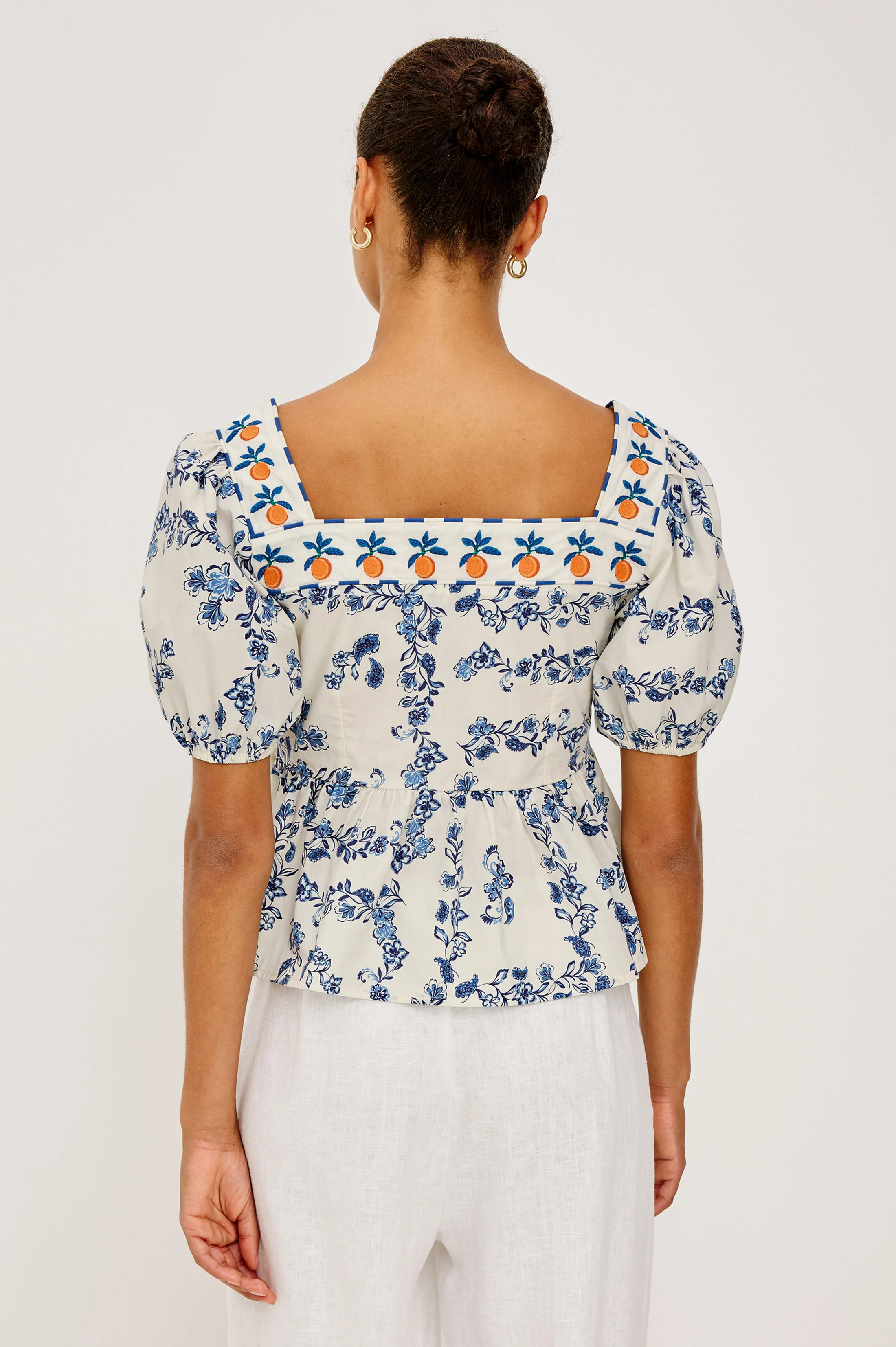 PRESLEY TOP - CERAMIC FLORAL - Image 4