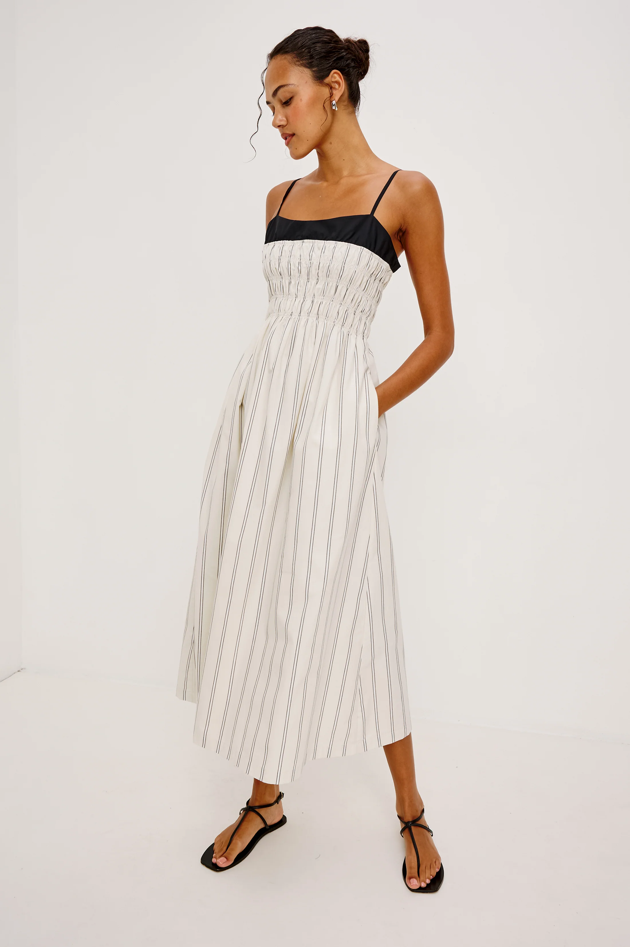 PRIMROSE DRESS - PALMA STRIPE