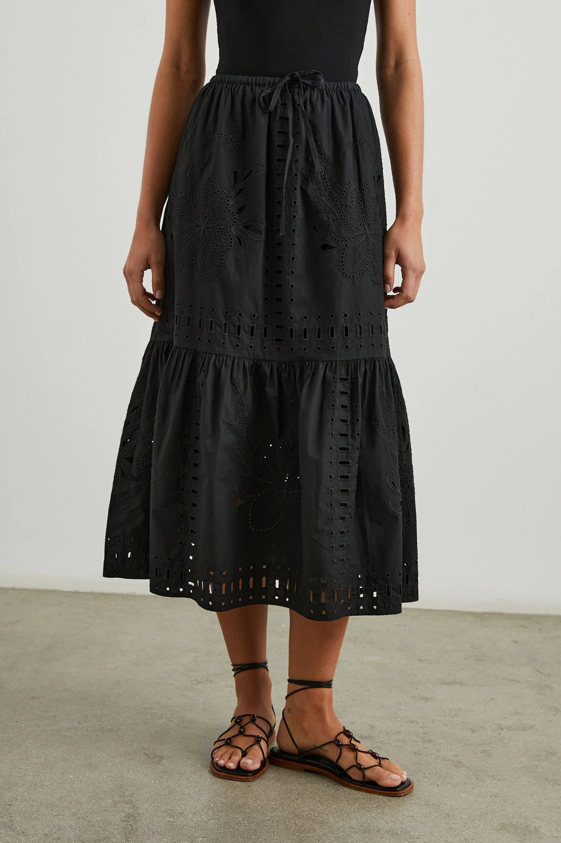 PRINA SKIRT - BLACK - Image 3