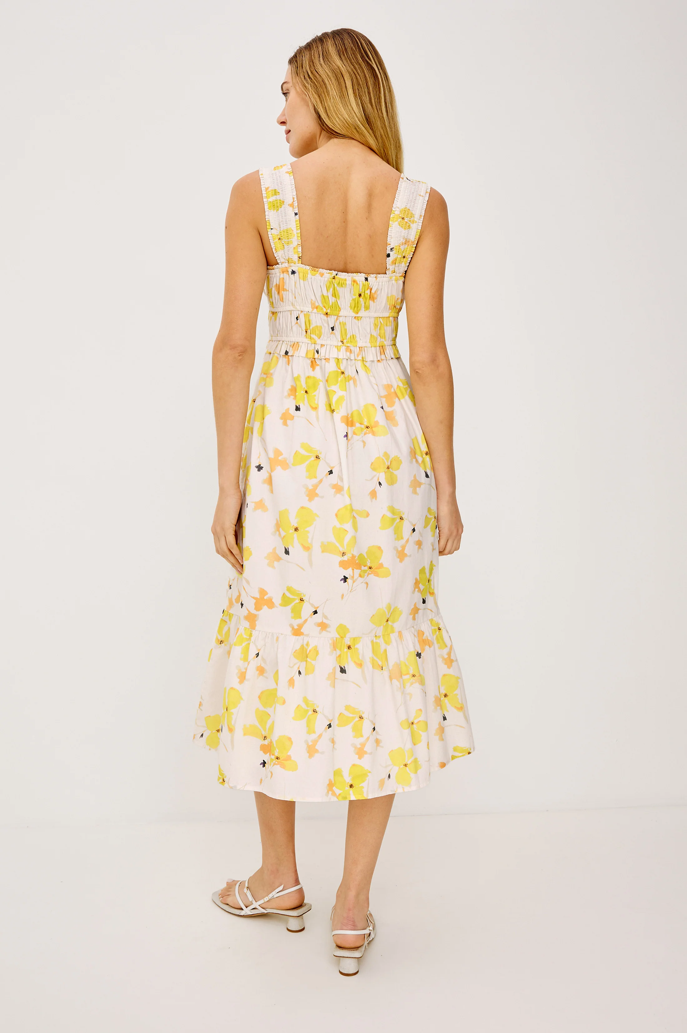 RAFAELLA DRESS - TOSSED DAFFODILS - Image 4