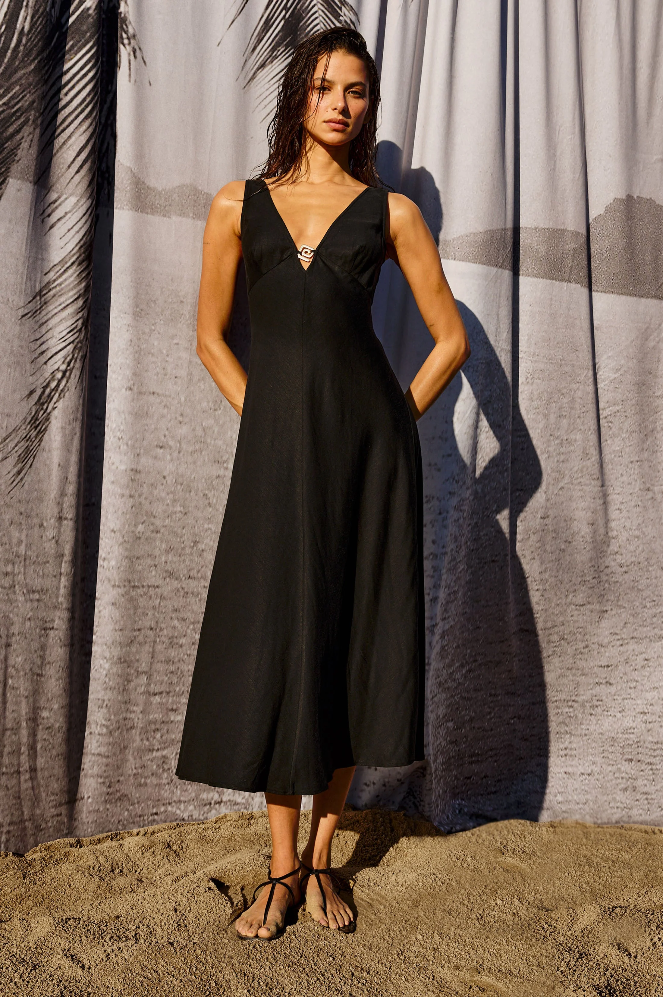 RAILS X LSPACE AVILA DRESS - BLACK