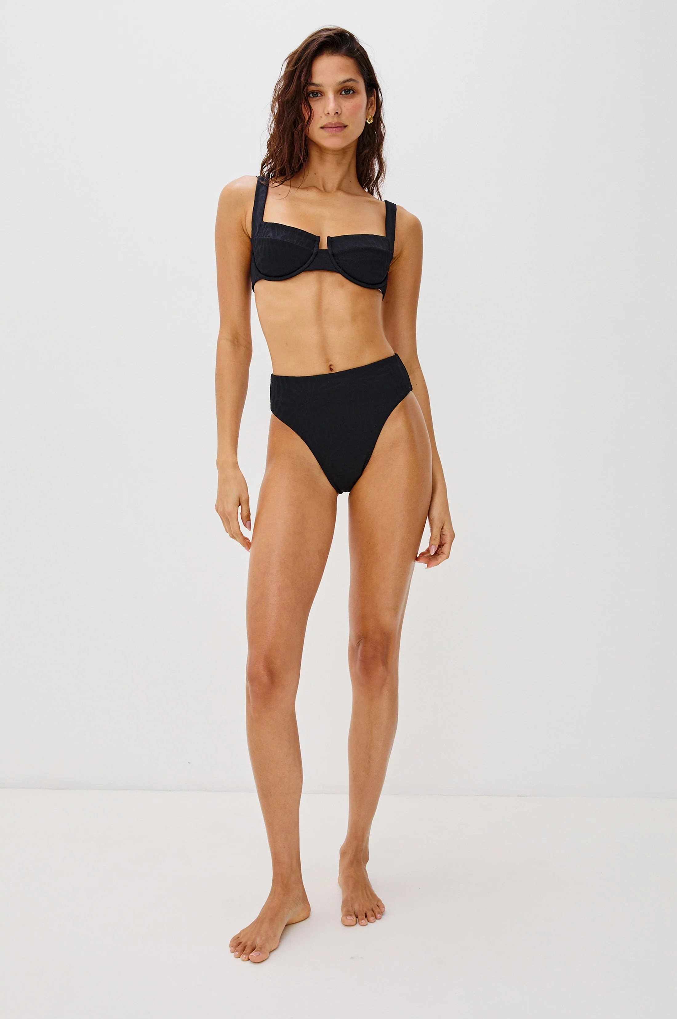 RAILS X LSPACE BIANCA BIKINI TOP - BLACK - Image 3