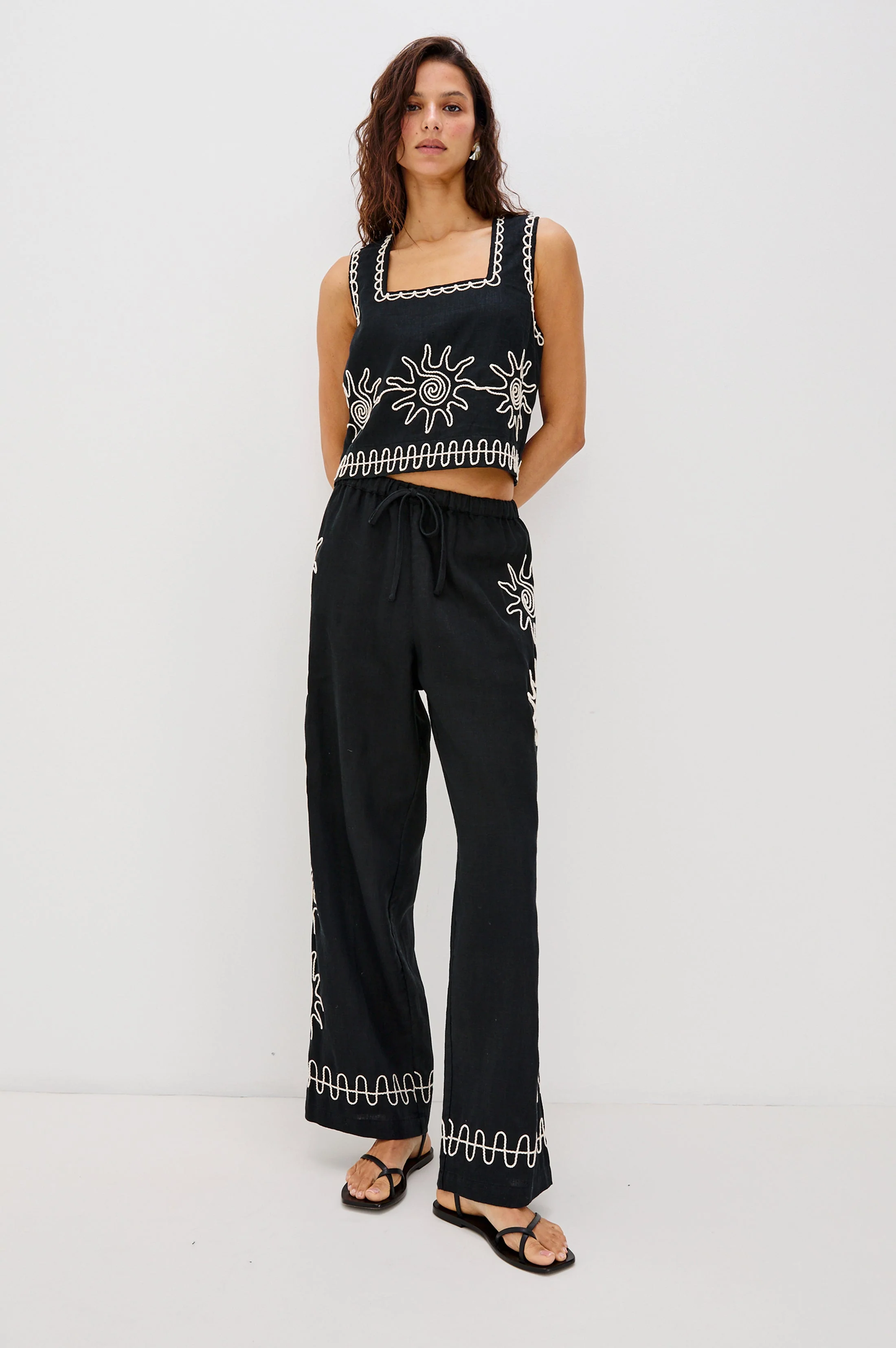 RAILS X LSPACE EMMIE PANT - SUN EMBROIDERY - Image 3