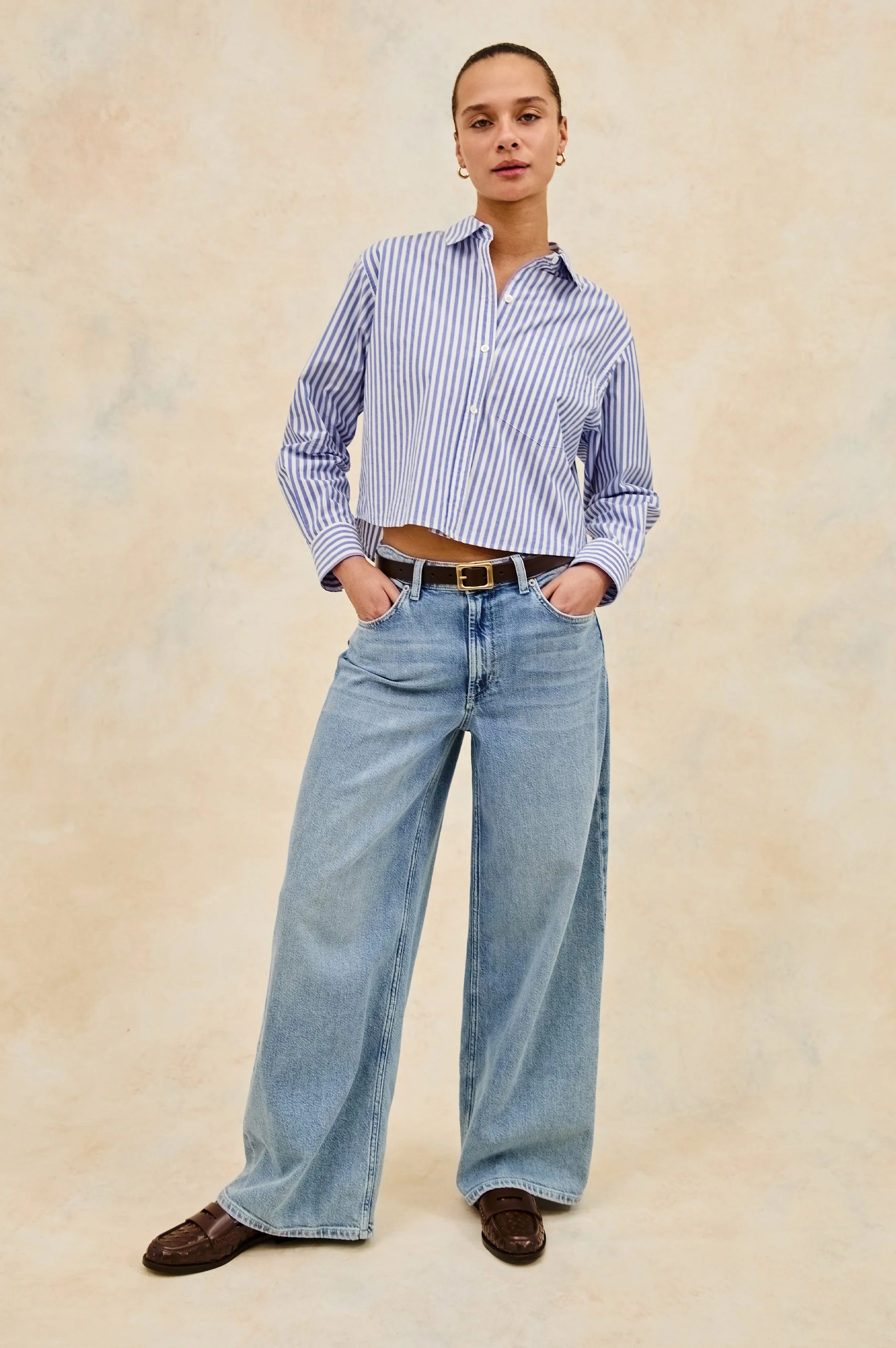 RAMY SHIRT - MARINER WHITE STRIPE - Image 3