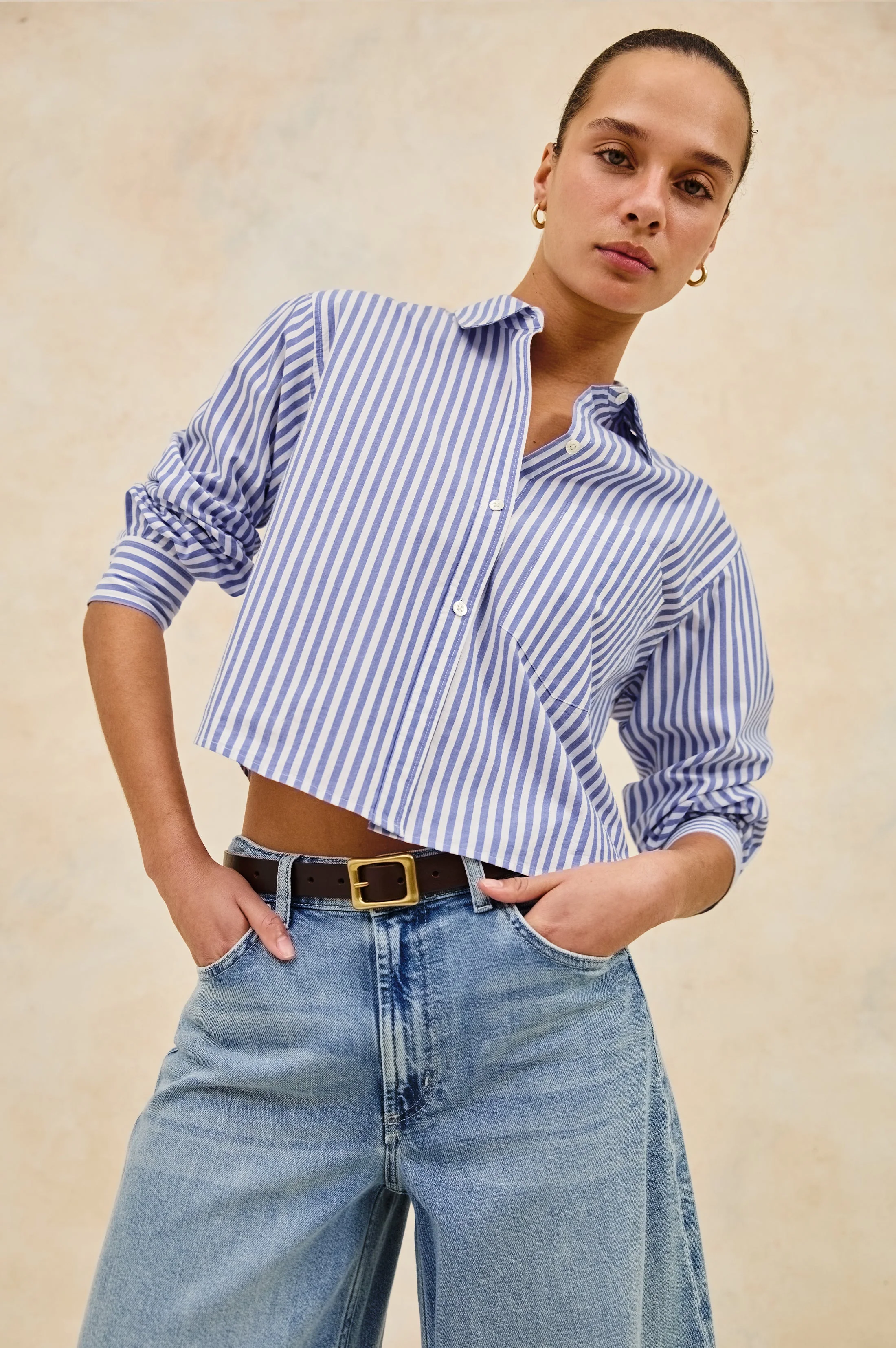 RAMY SHIRT - MARINER WHITE STRIPE - Image 5