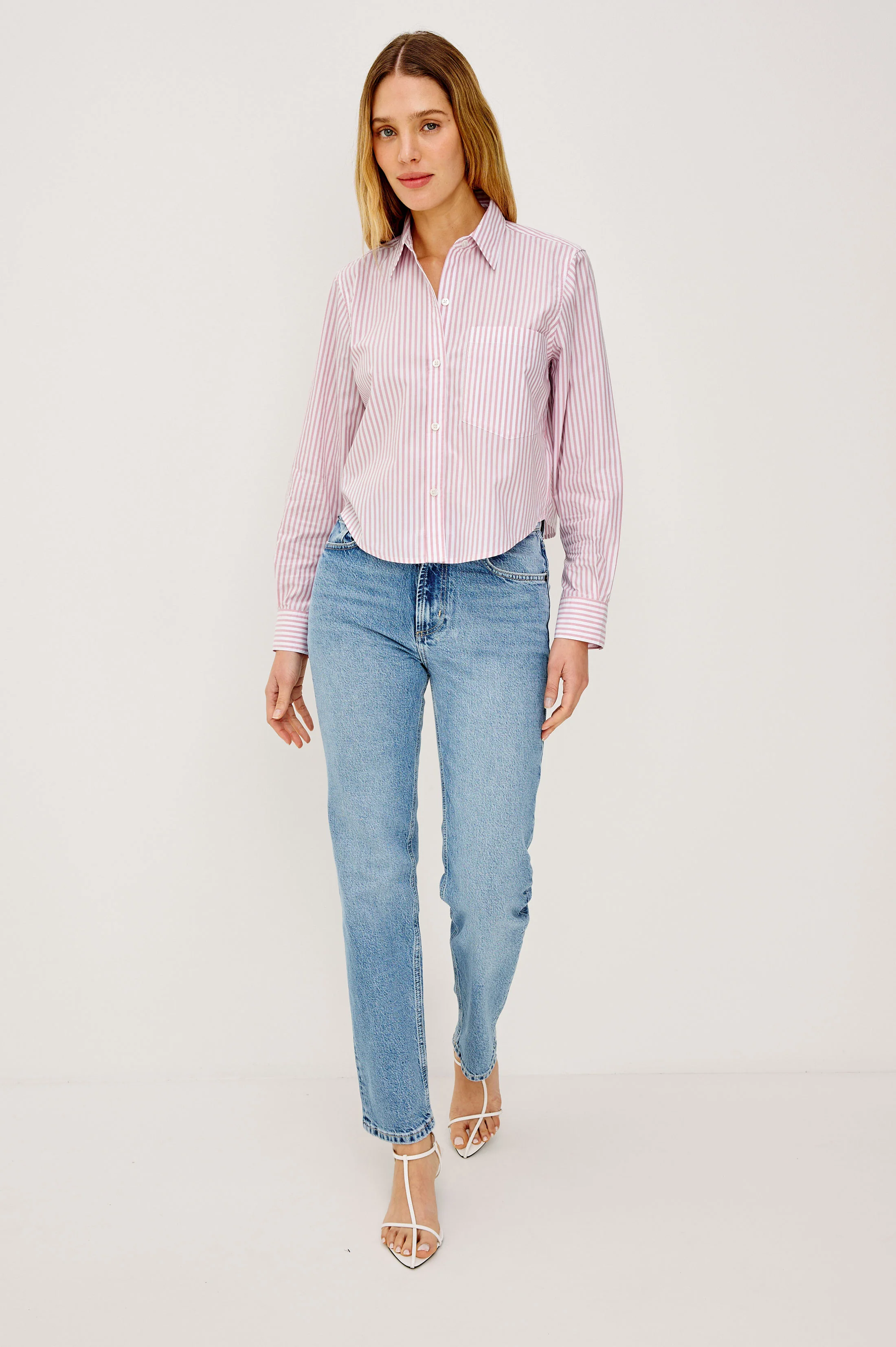 RAMY SHIRT - ROSE STRIPE - Image 3