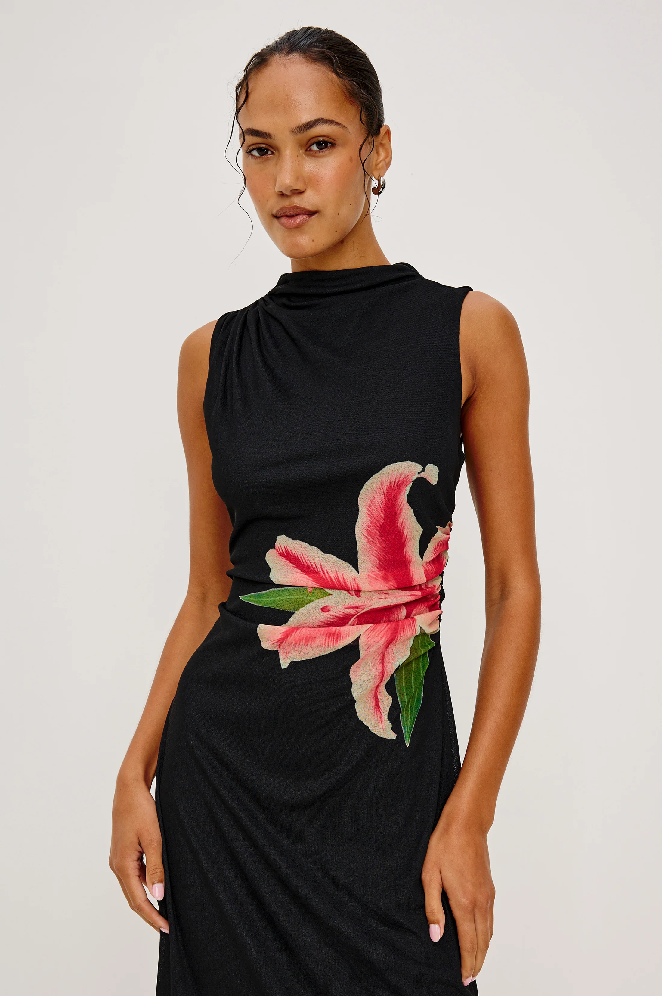 REBECCA DRESS - PEACH LILY - Image 2