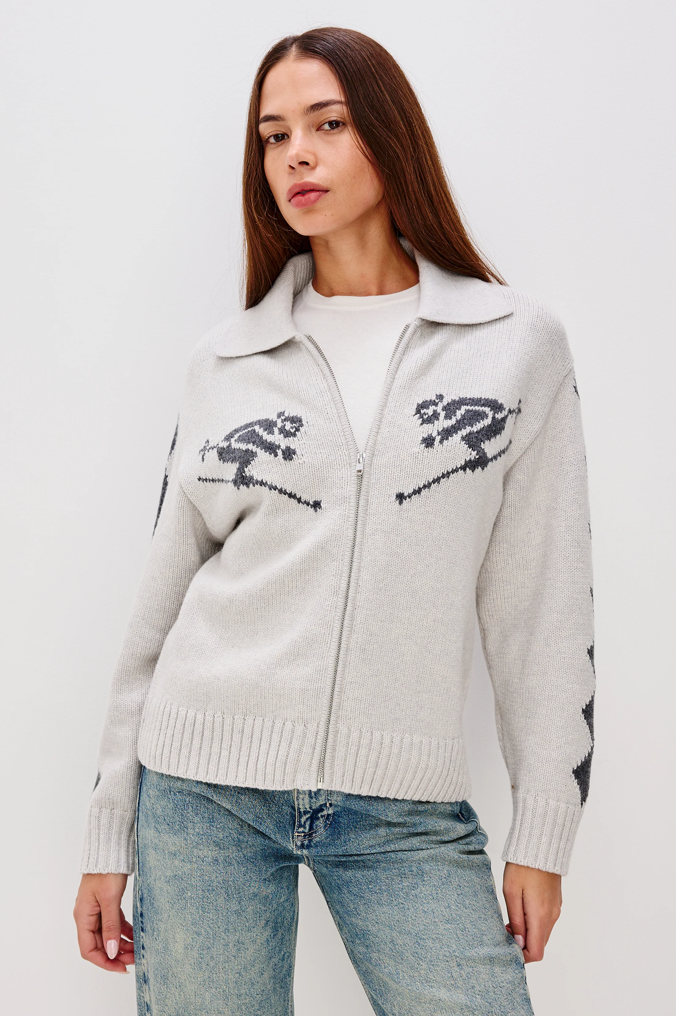 RHEA SWEATER - POWDER GREY - Image 4