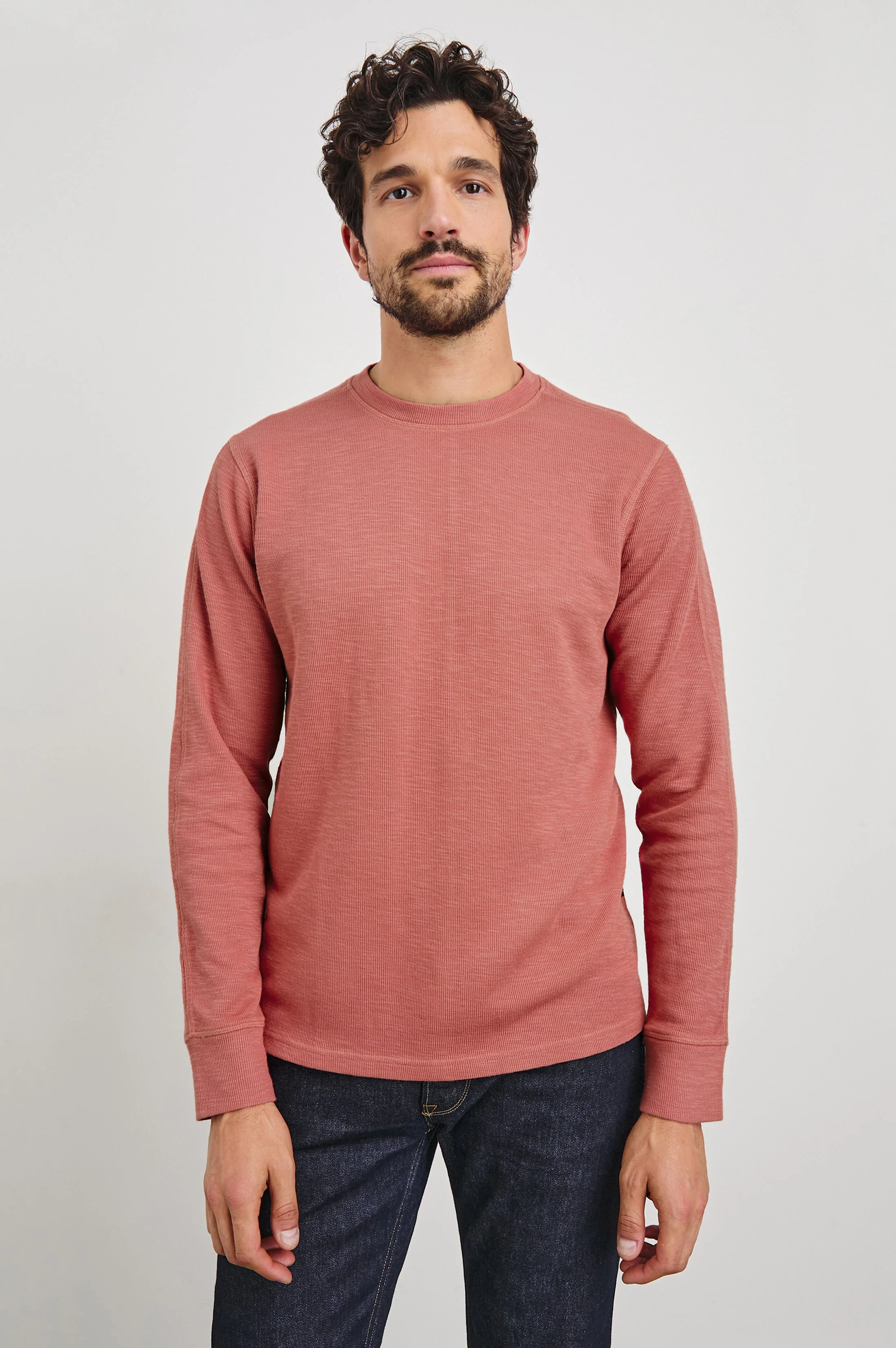 RHEESE LONG SLEEVE TEE - RED BRICK - Image 5