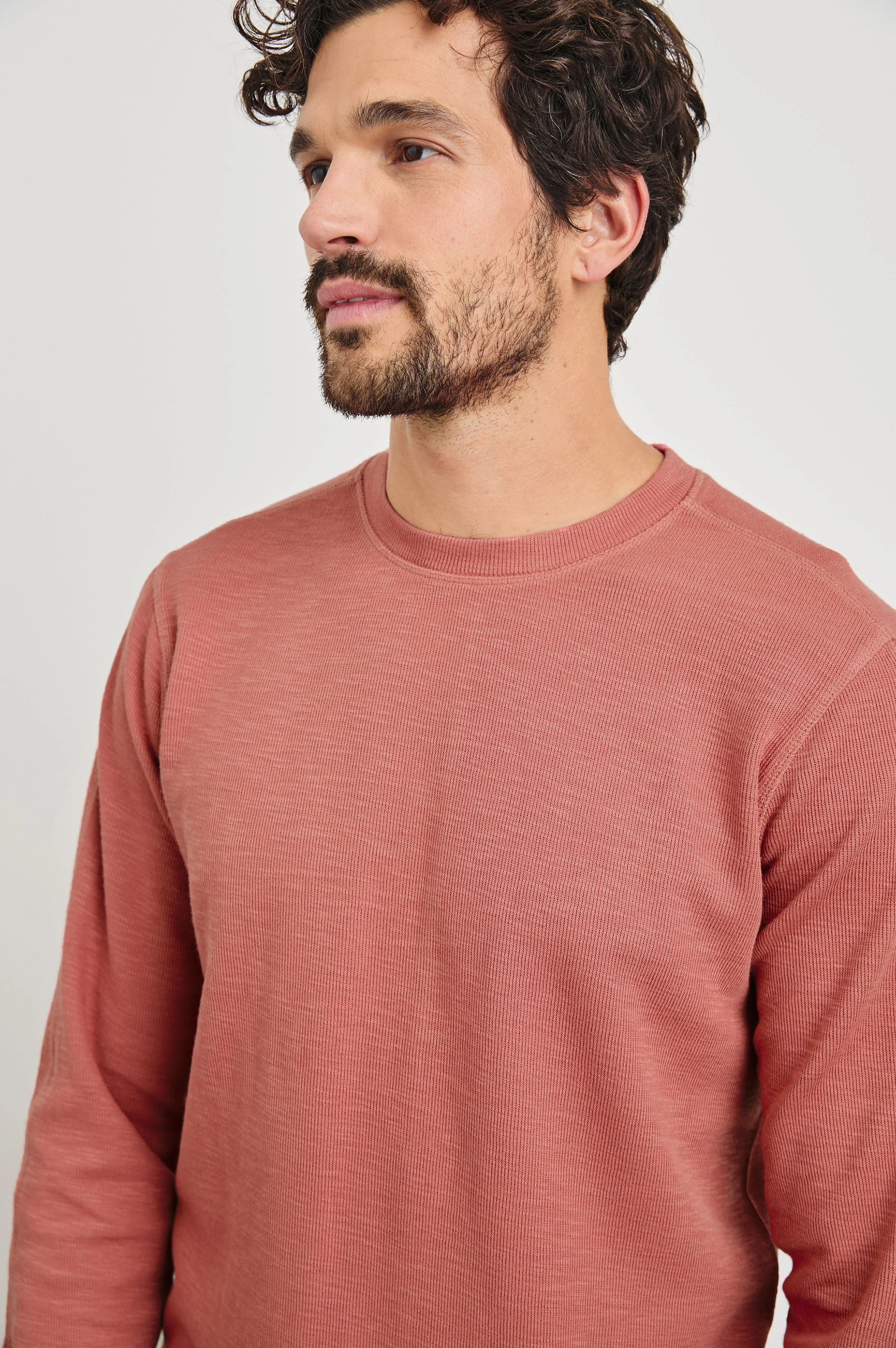 RHEESE LONG SLEEVE TEE - RED BRICK - Image 6