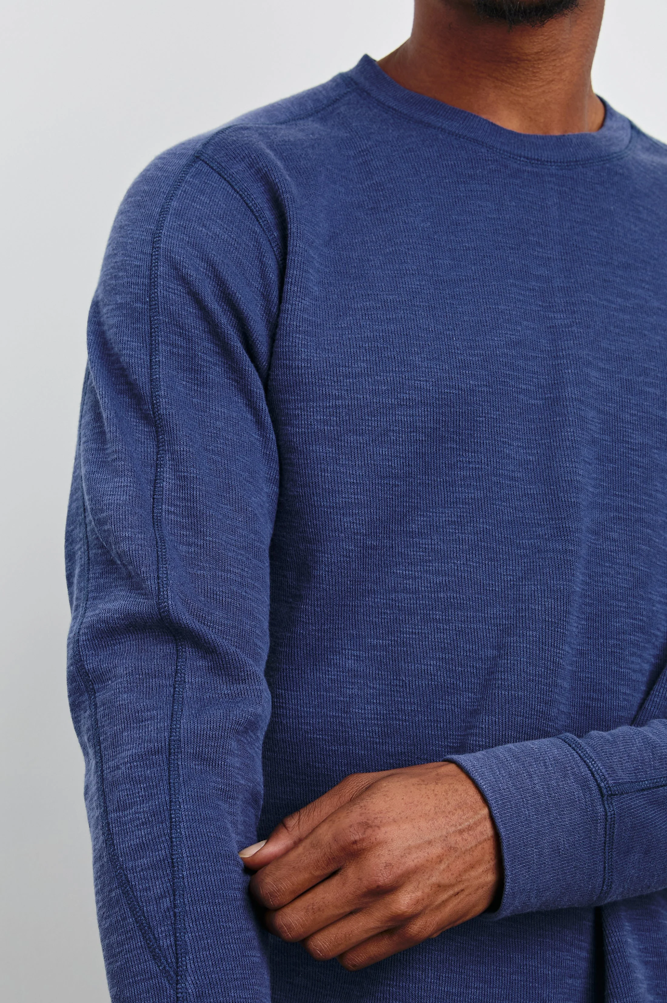 RHEESE LONG SLEEVE TEE - VINTAGE INDIGO - Image 2