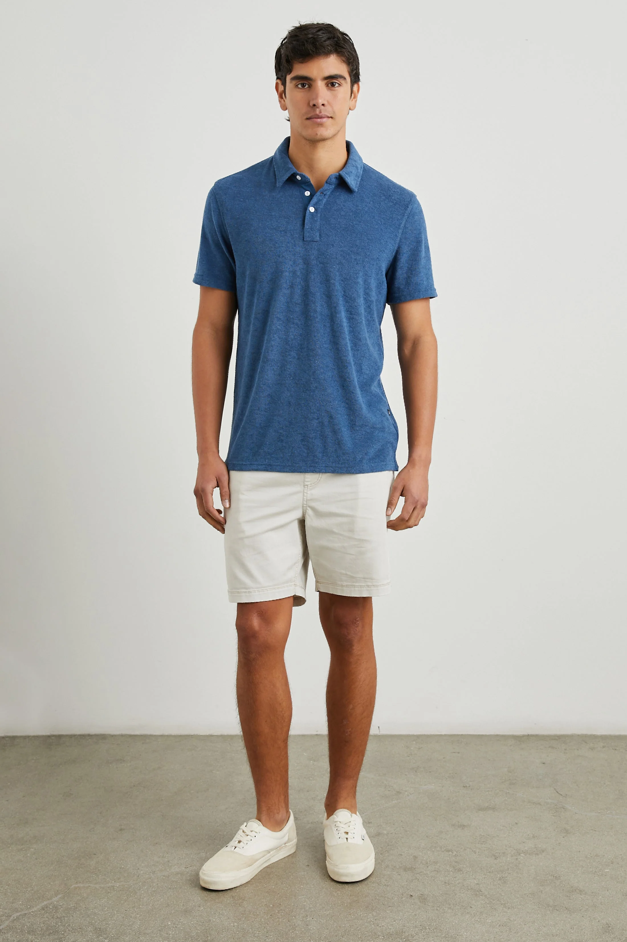 RHEN POLO SHIRT - ENSIGN BLUE - Image 3
