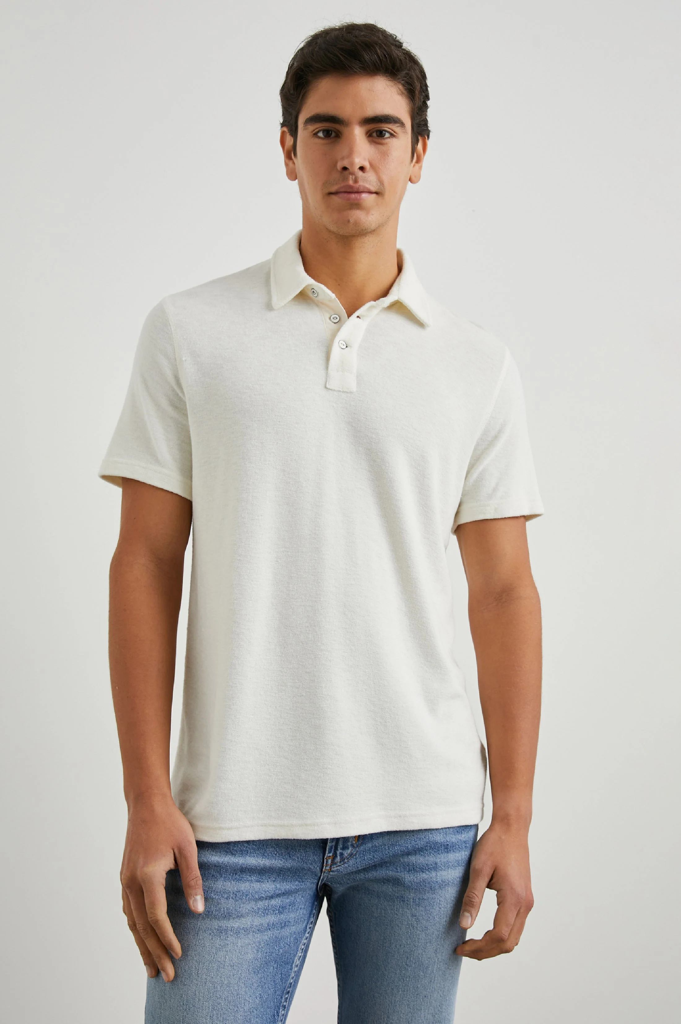 RHEN POLO SHIRT - TERRY PEARL - Image 6