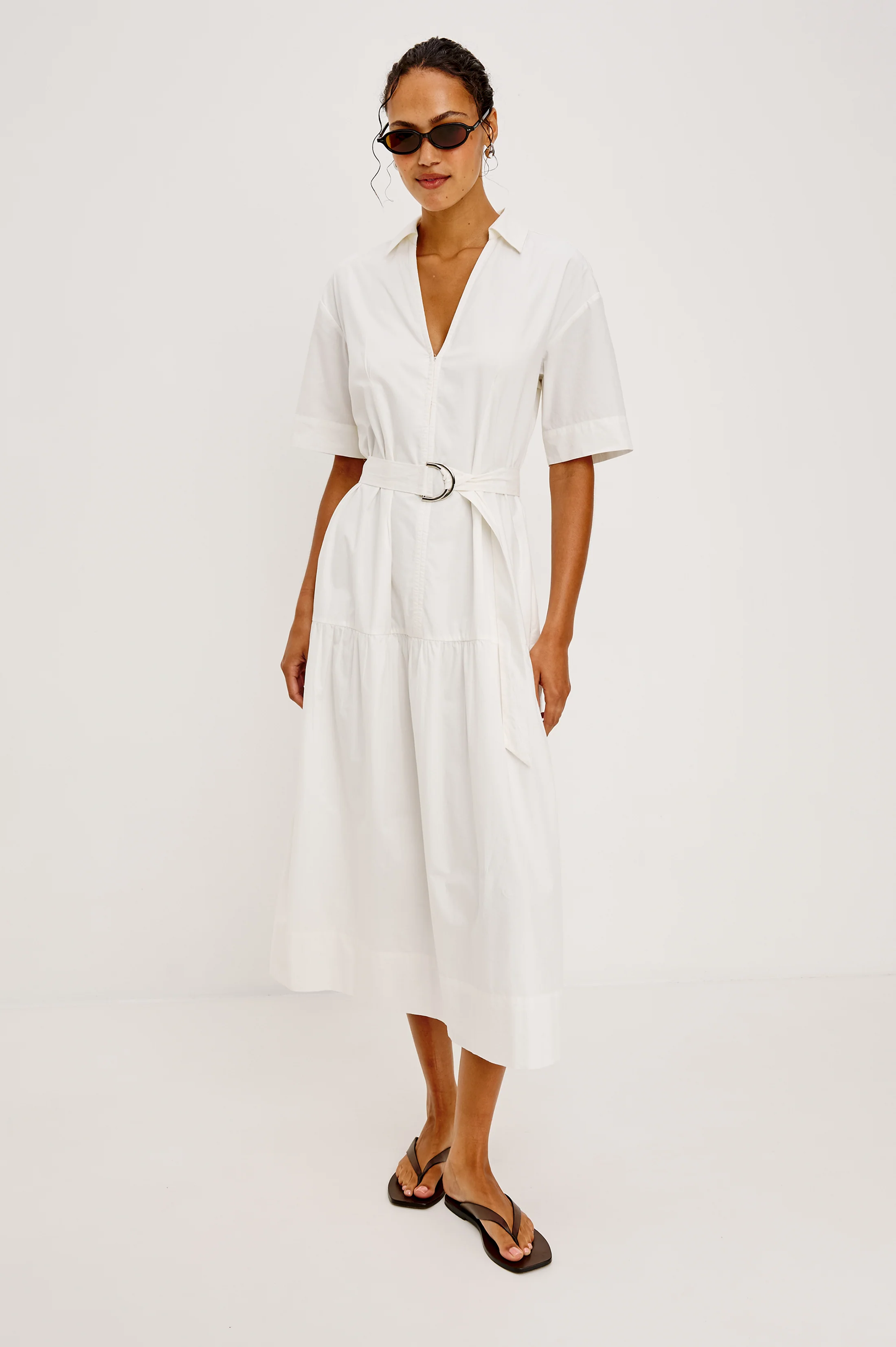 RICHMOND DRESS - WHITE - Image 3