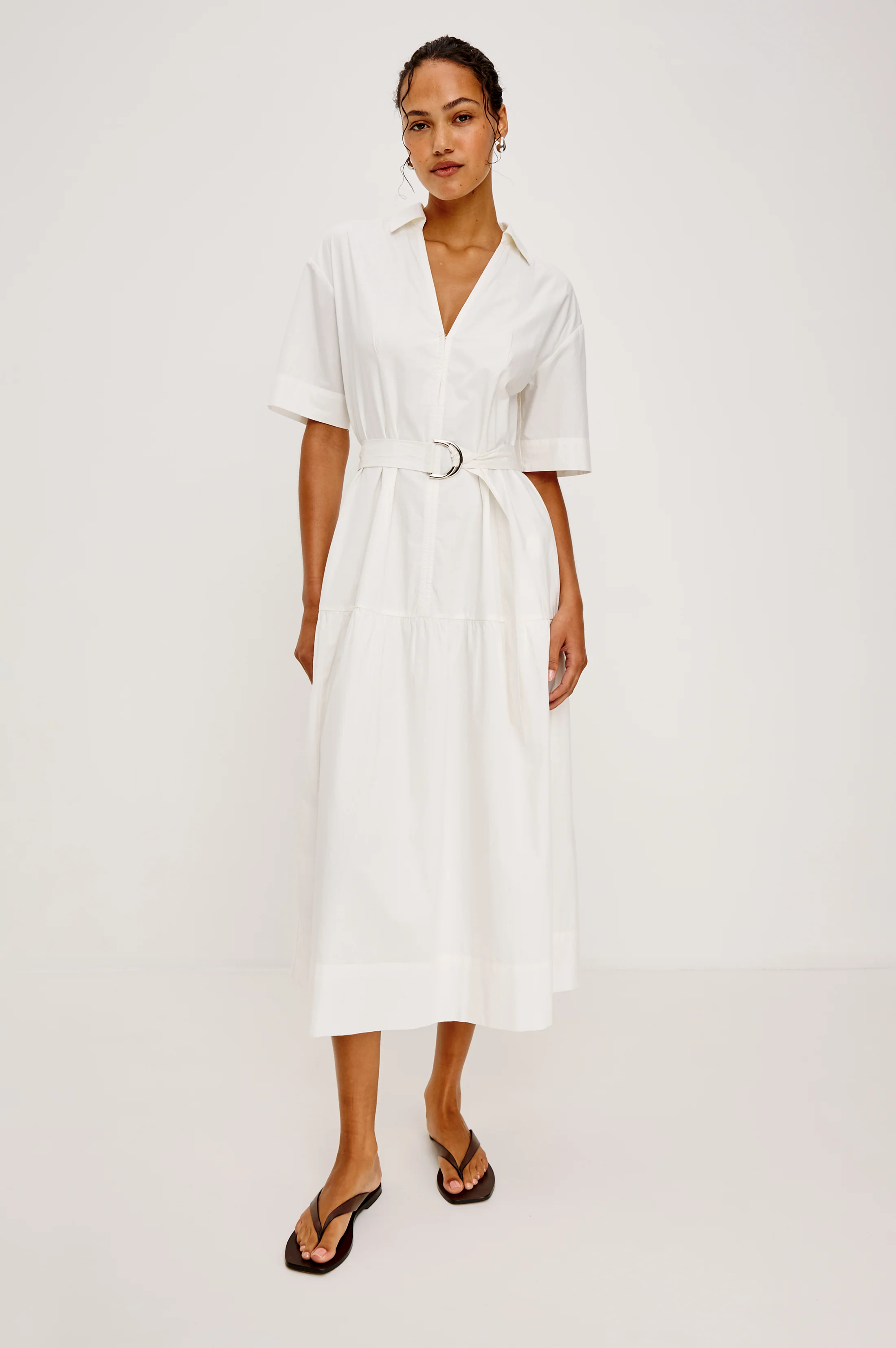 RICHMOND DRESS - WHITE - Image 4