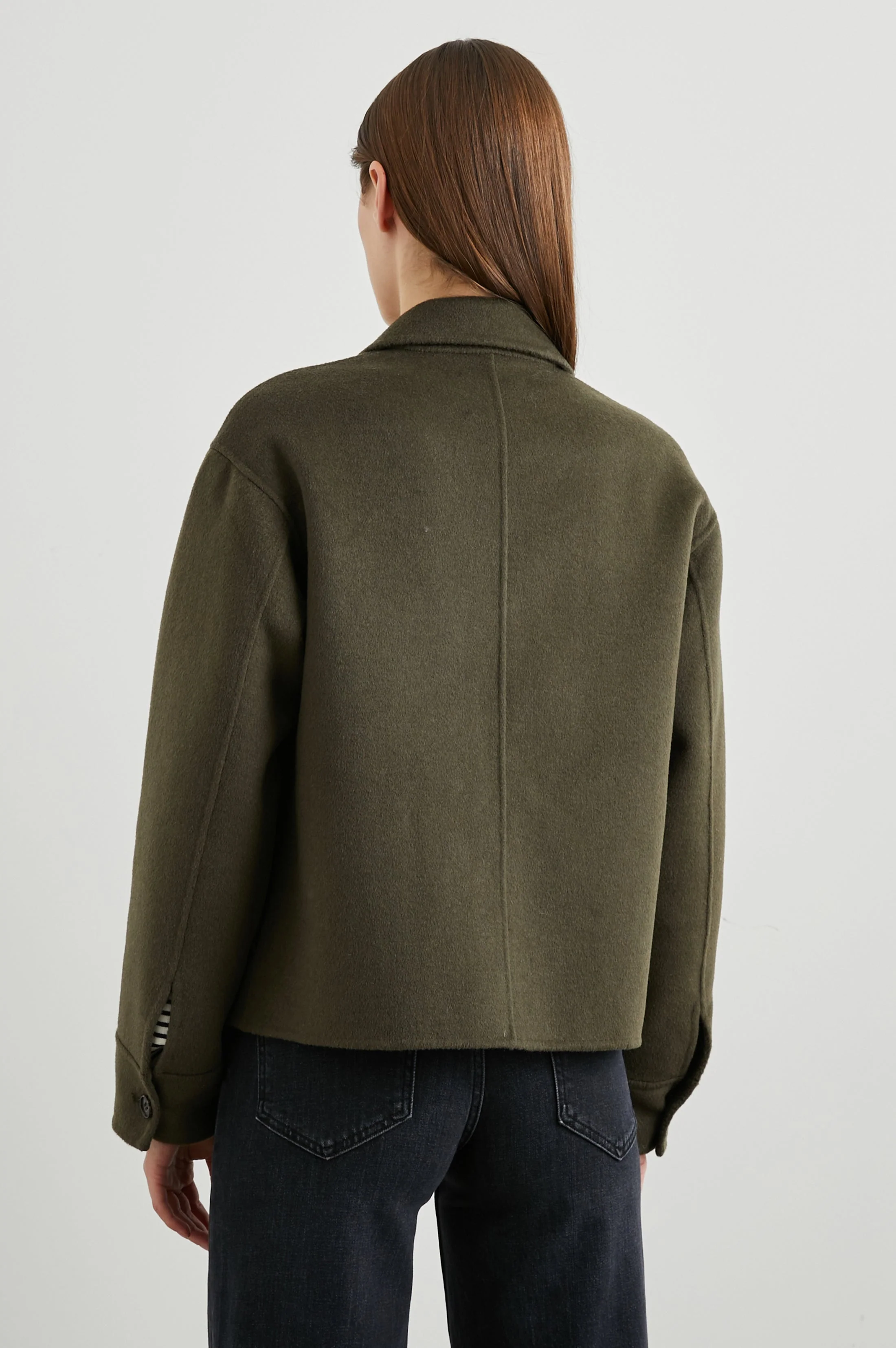 RILEY JACKET - OLIVE - Image 5