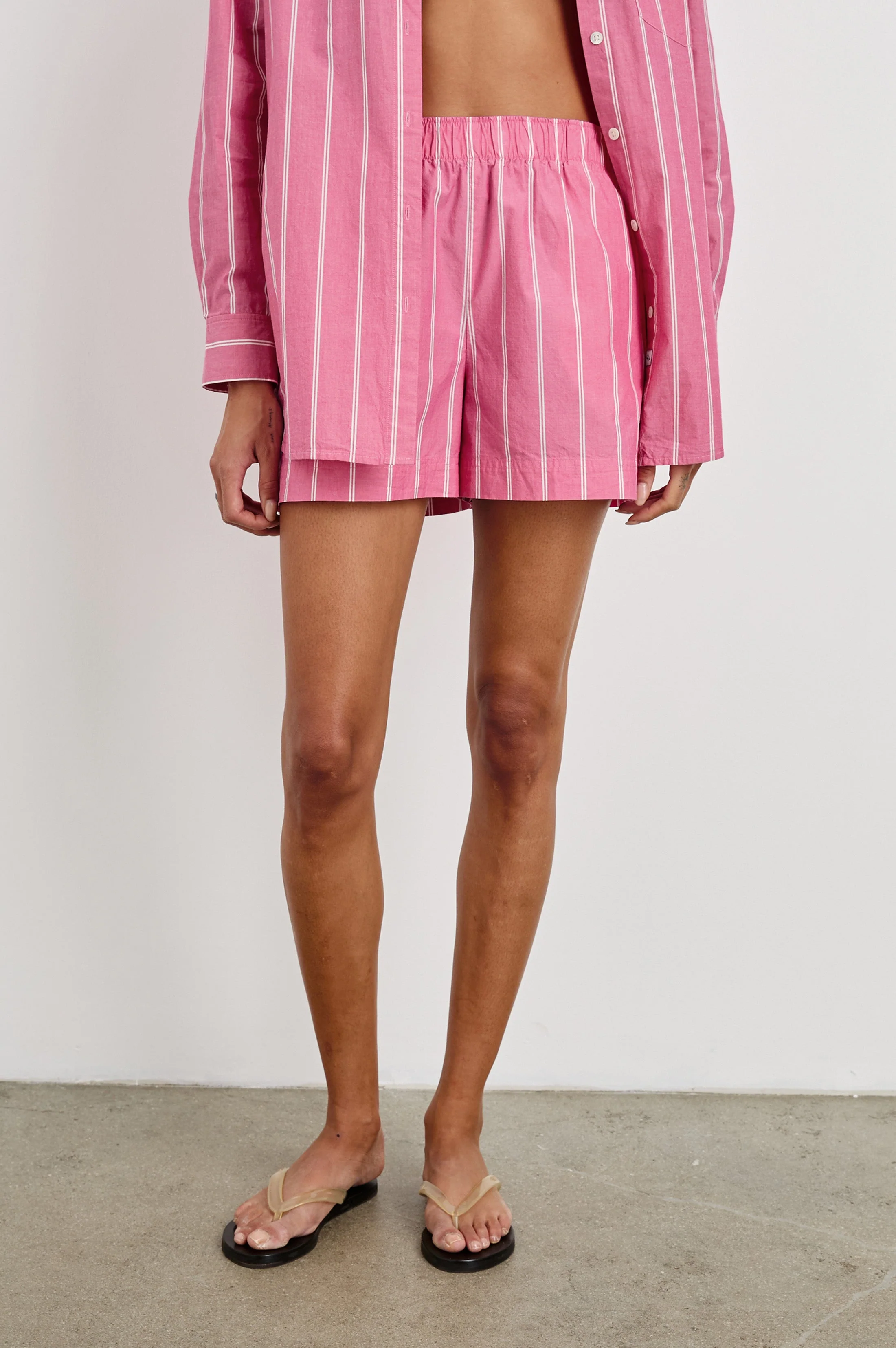 ROCKY SHORT - HIBISCUS WHITE STRIPE - Image 4