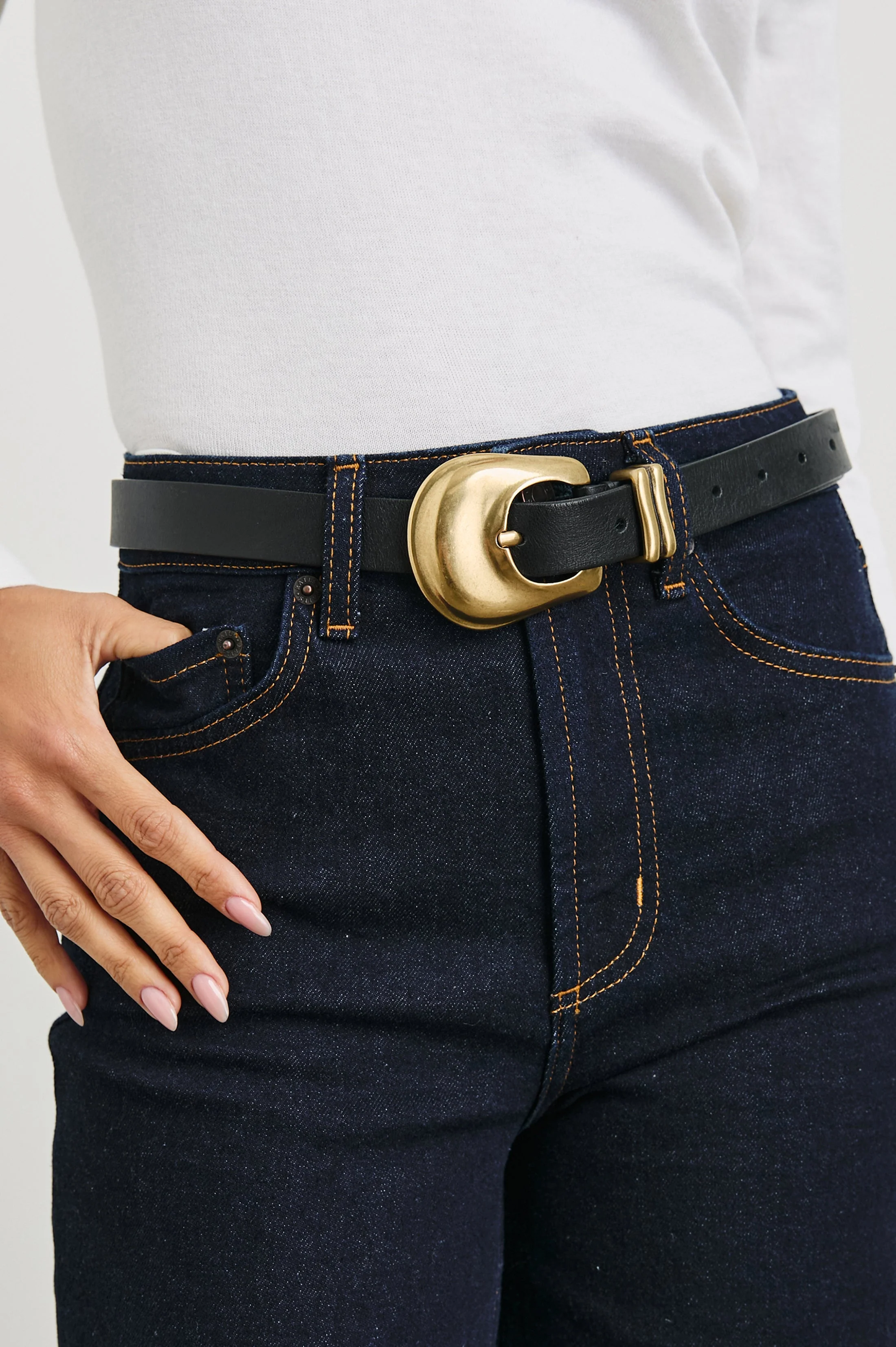 RODEO BELT - BLACK GOLD - Image 2