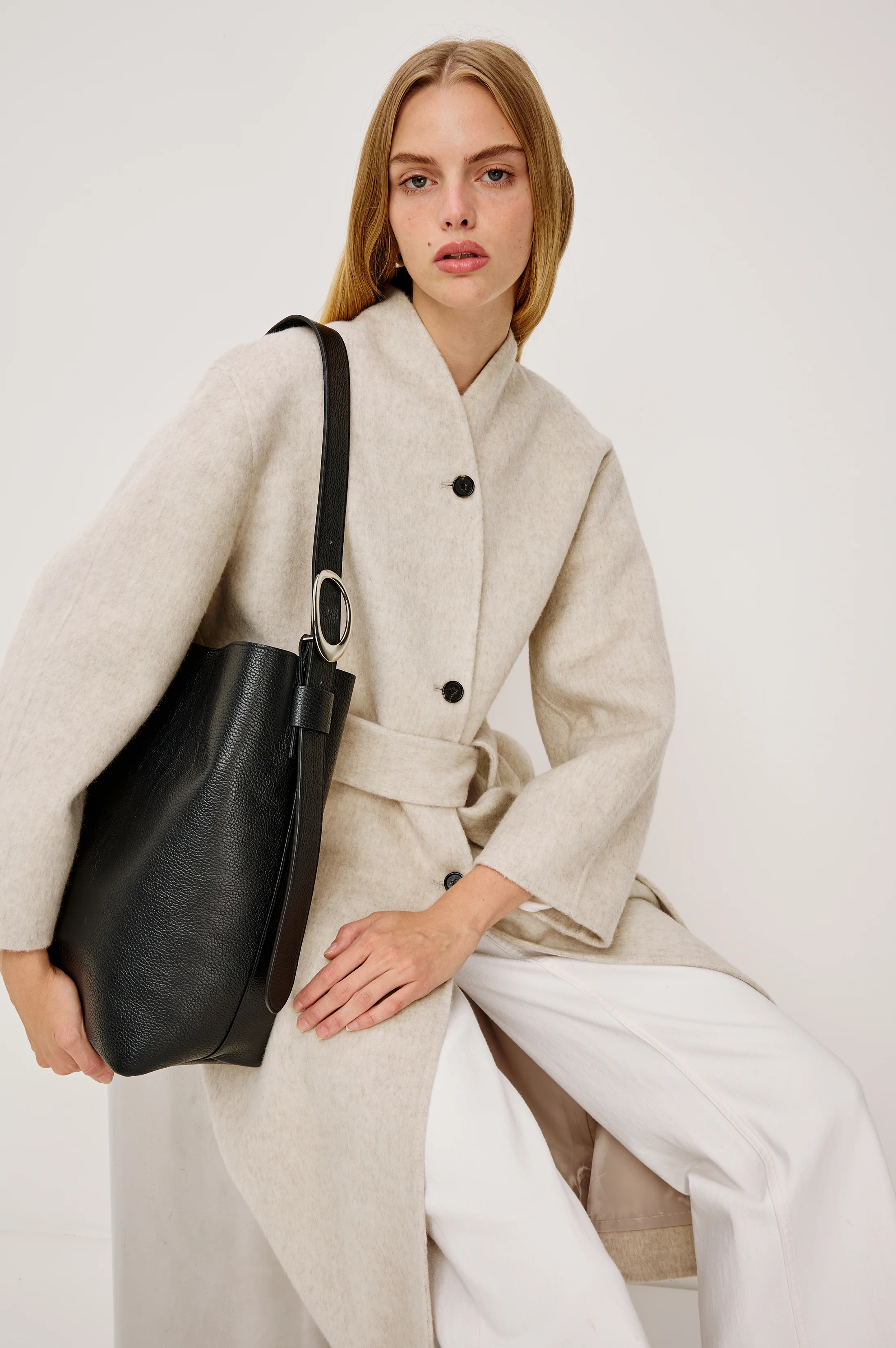 ROLAND COAT - OATMEAL - Image 4