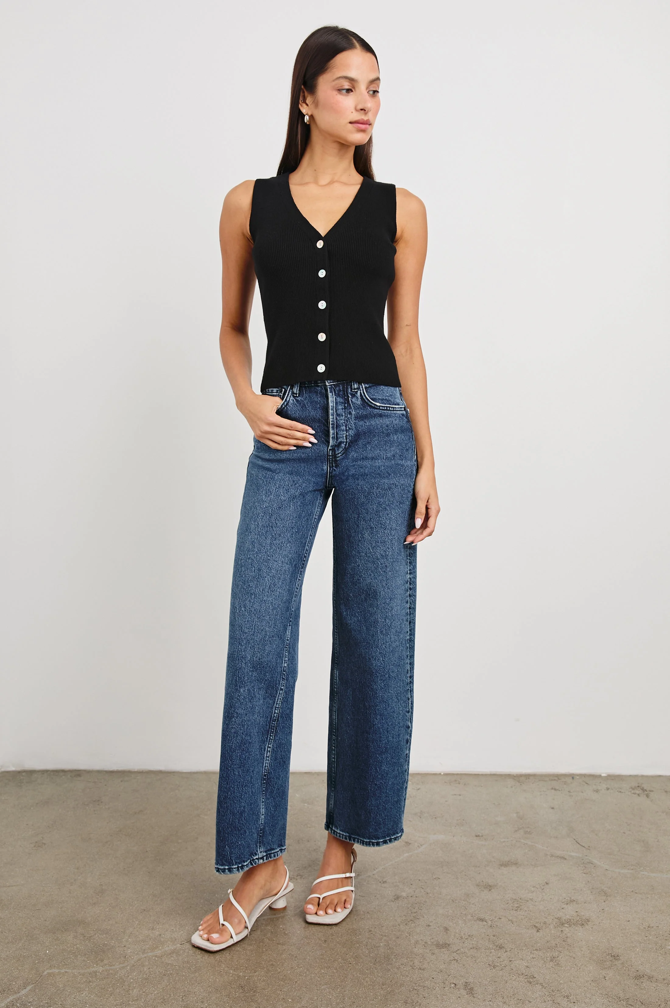 ROSA VEST - BLACK - Image 3